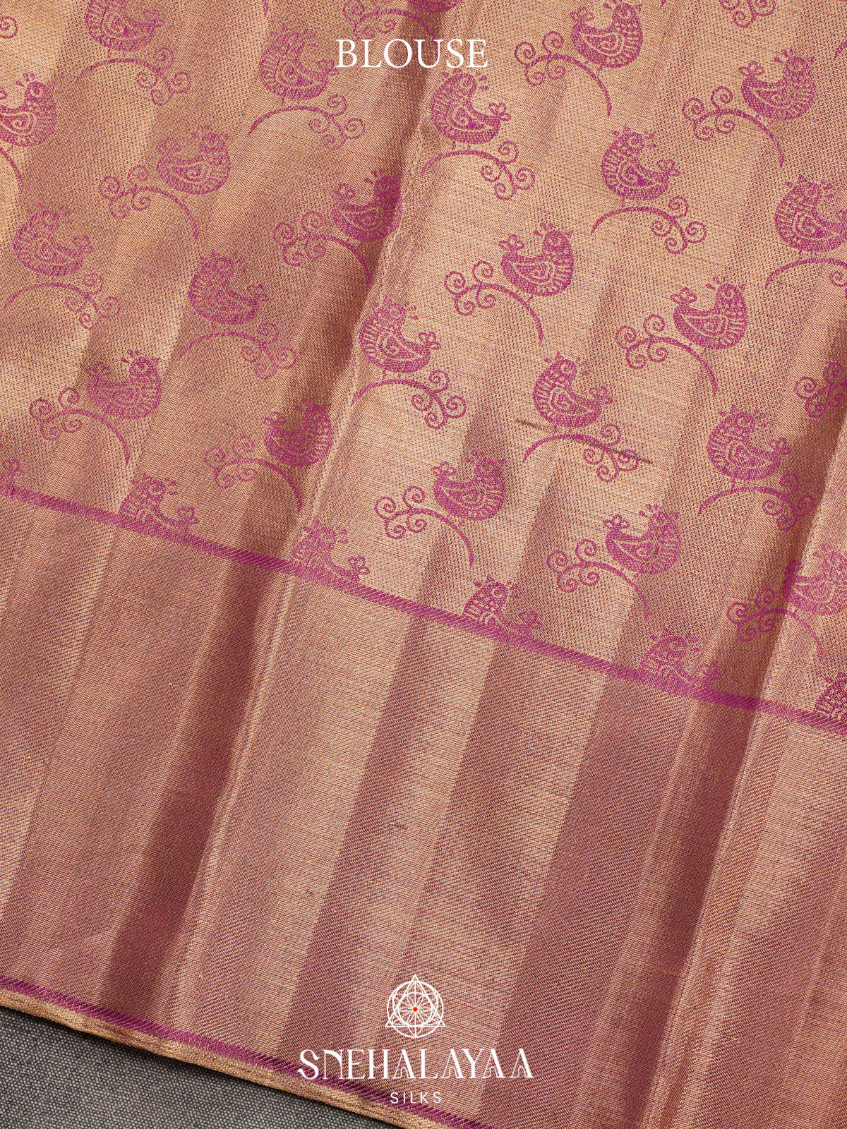 Pink Kanjivaram Silk Saree