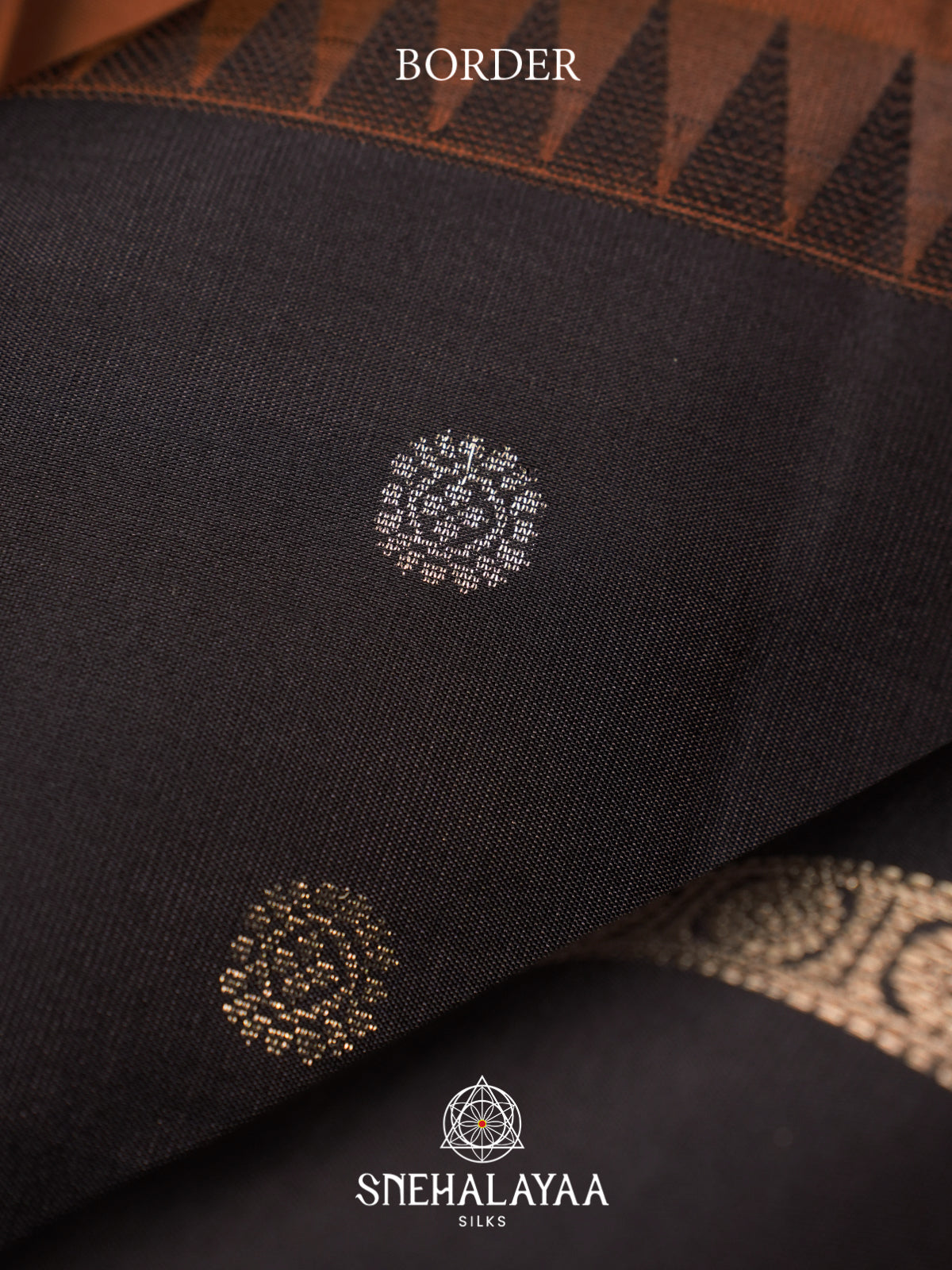Rust Kanjivaram Silk Saree