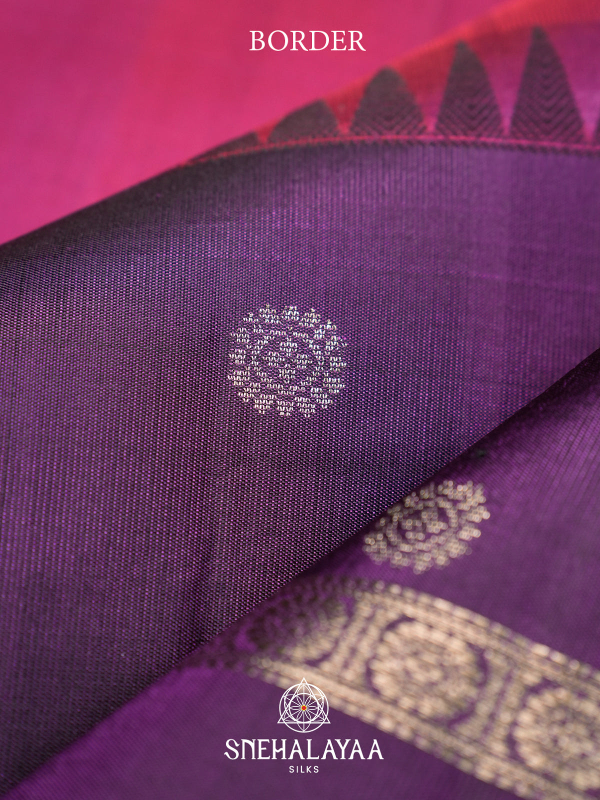 Magenta Kanjivaram Silk Saree