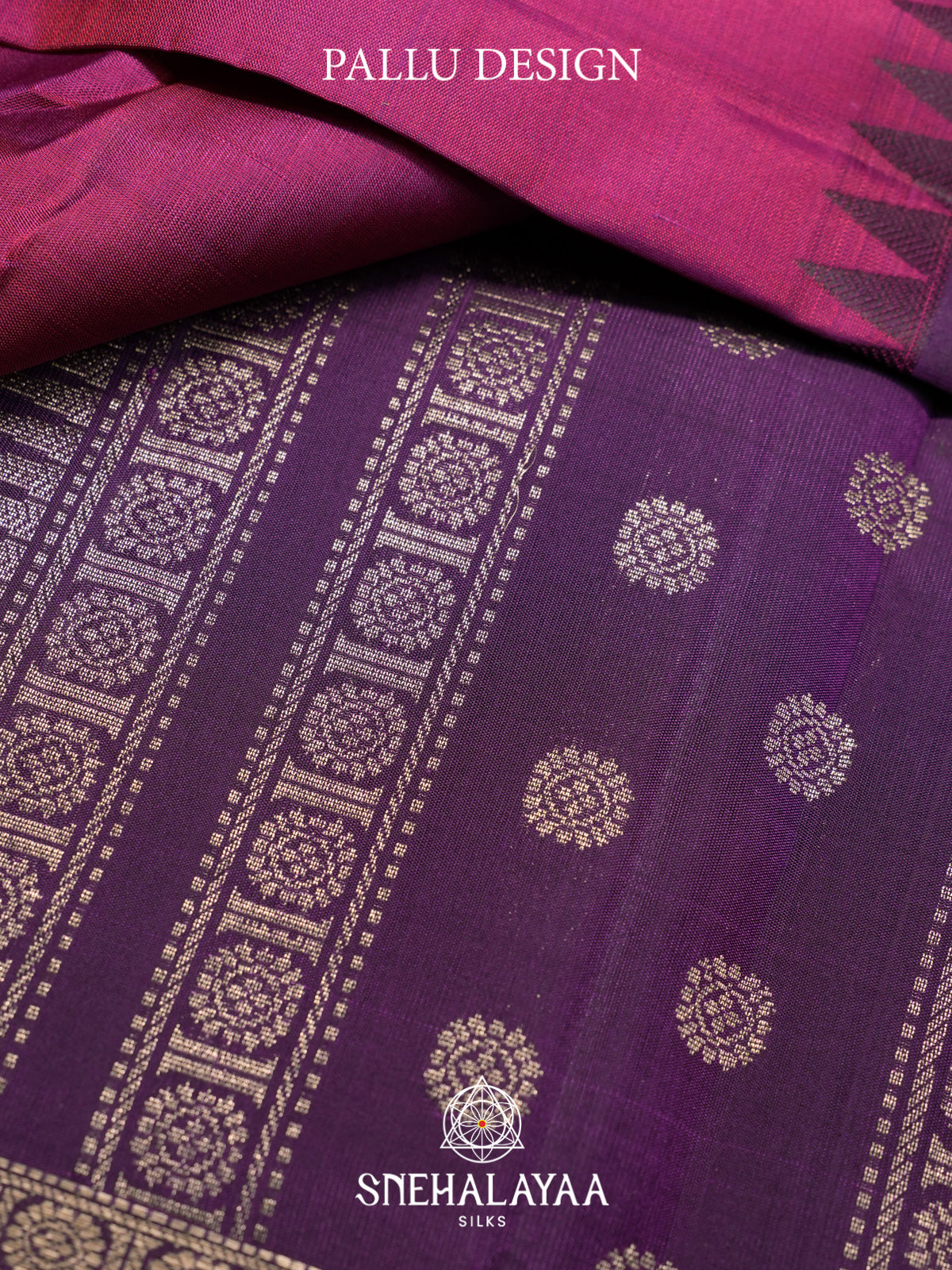 Magenta Kanjivaram Silk Saree