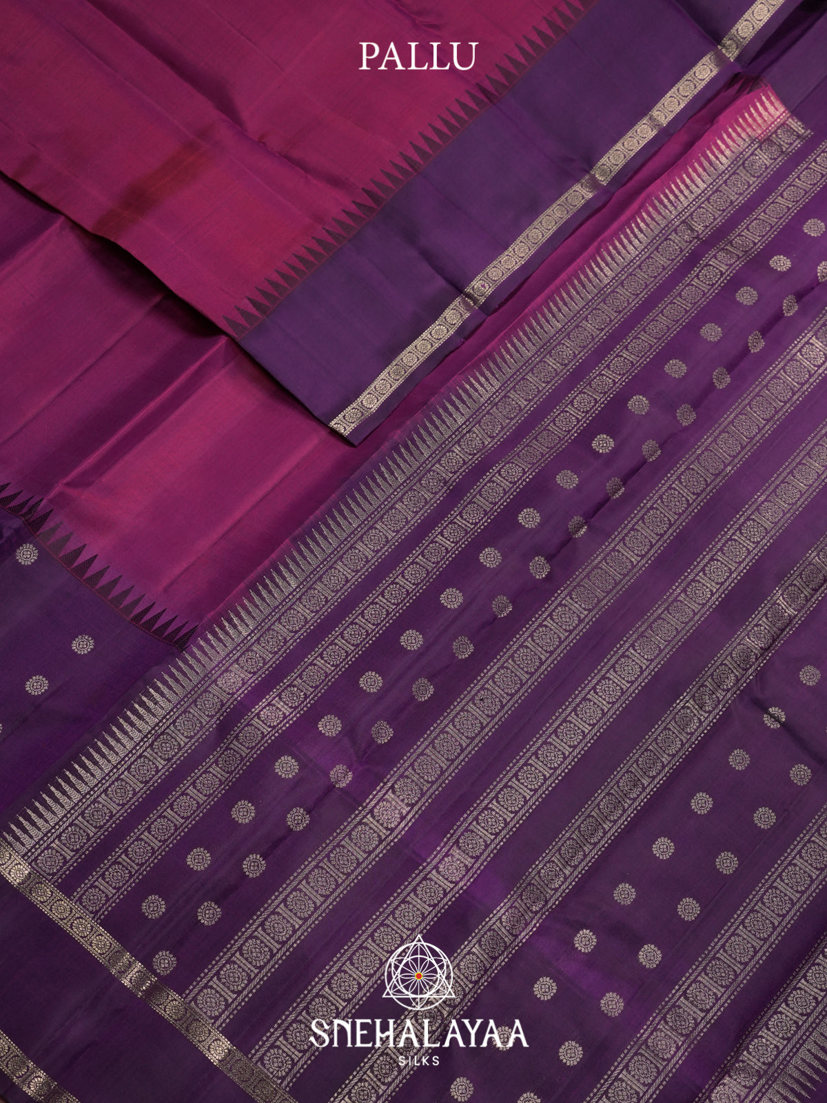 Magenta Kanjivaram Silk Saree