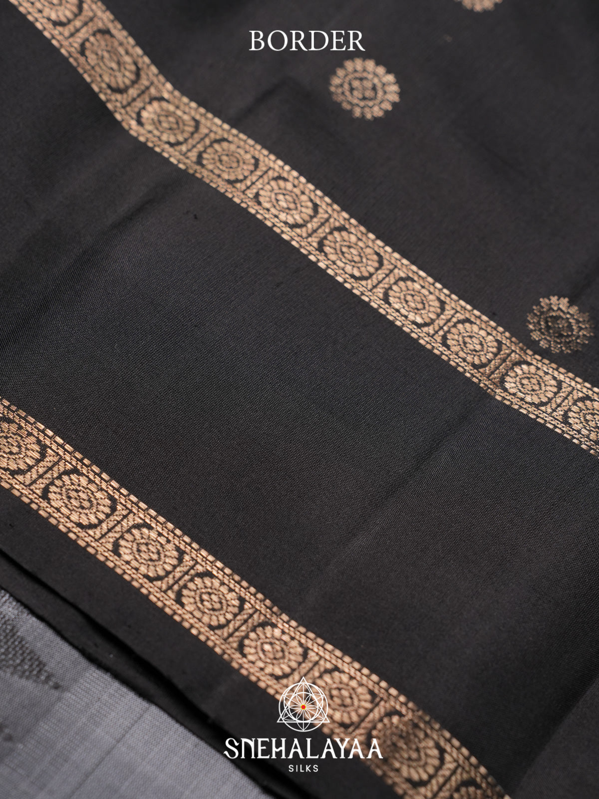 Grey Kanjivaram Silk Saree