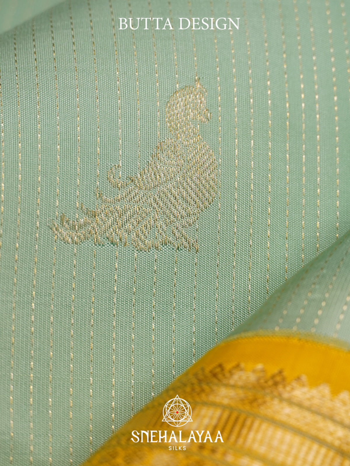 Pista Green Kanjivaram Silk Saree