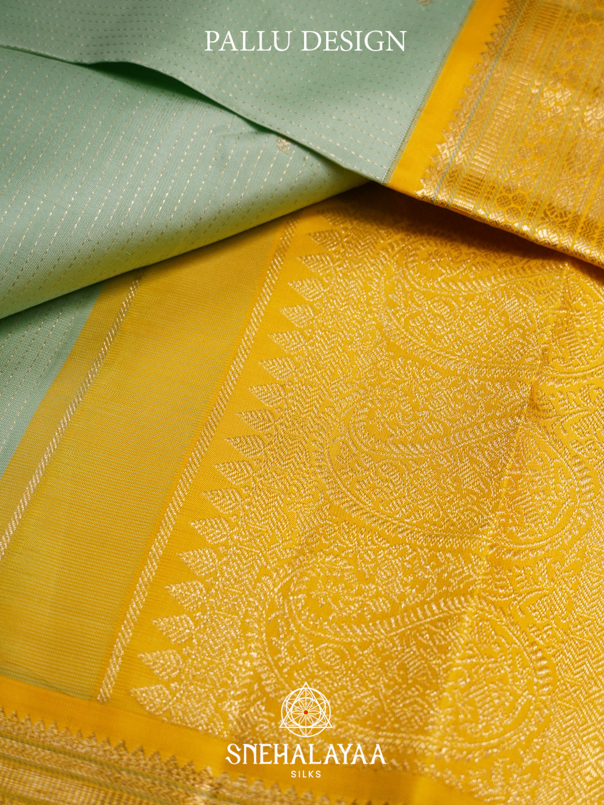 Pista Green Kanjivaram Silk Saree