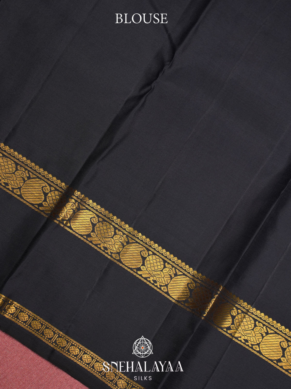 Multi Colour Checked Kanjivaram Silk Saree with Black Rettapet Zari Border