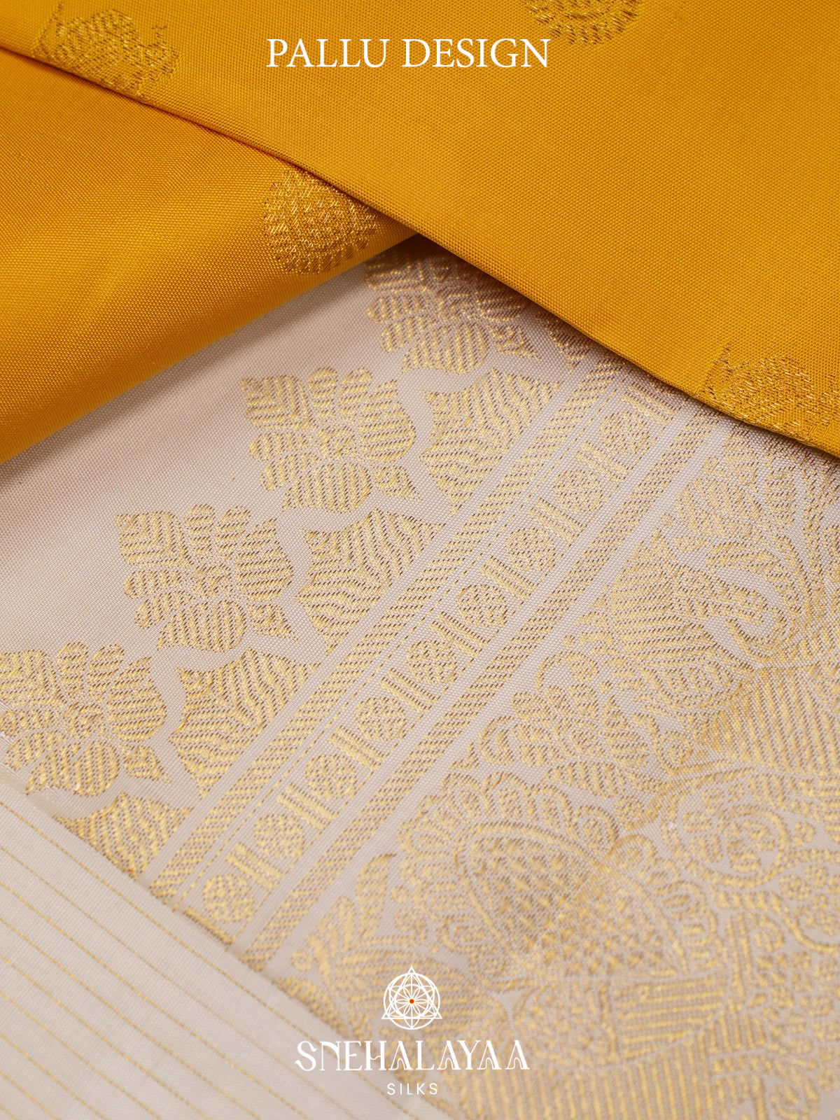 Mango Yellow Kanjivaram Silk Saree