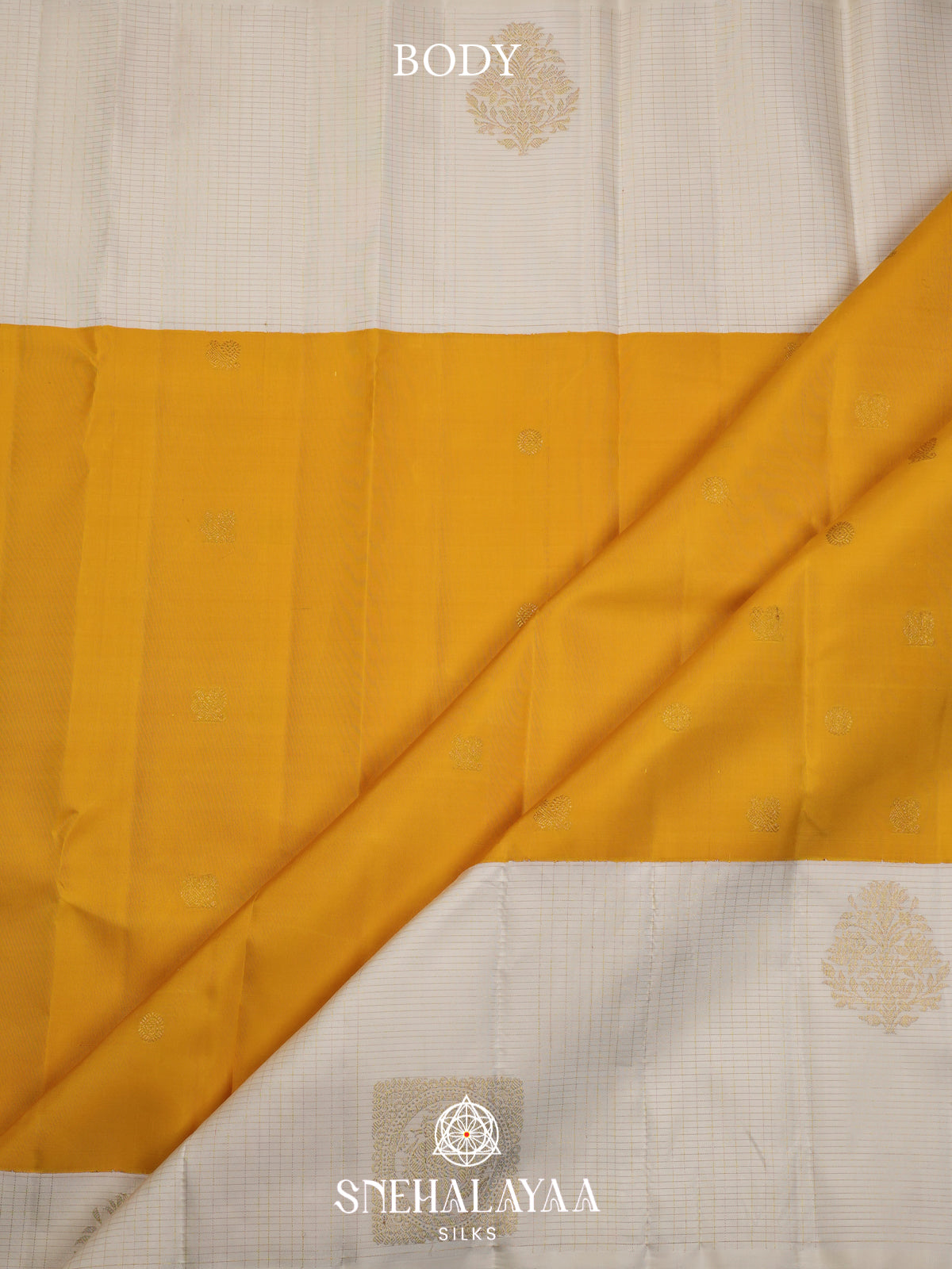 Mango Yellow Kanjivaram Silk Saree