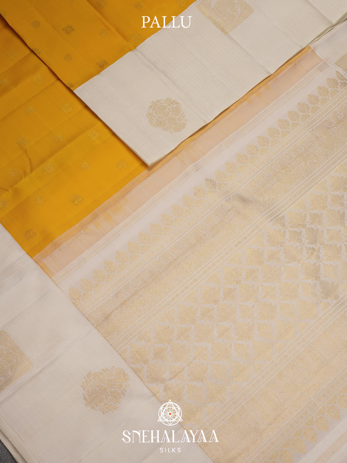 Mango Yellow Kanjivaram Silk Saree