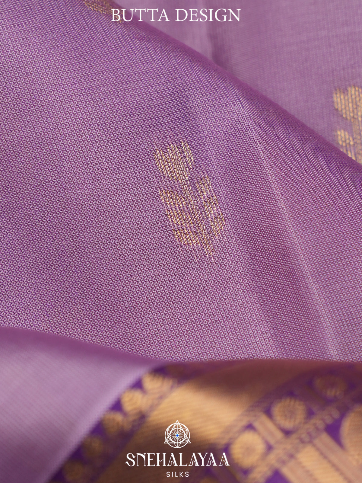 Lilac Kanjivaram Silk Saree
