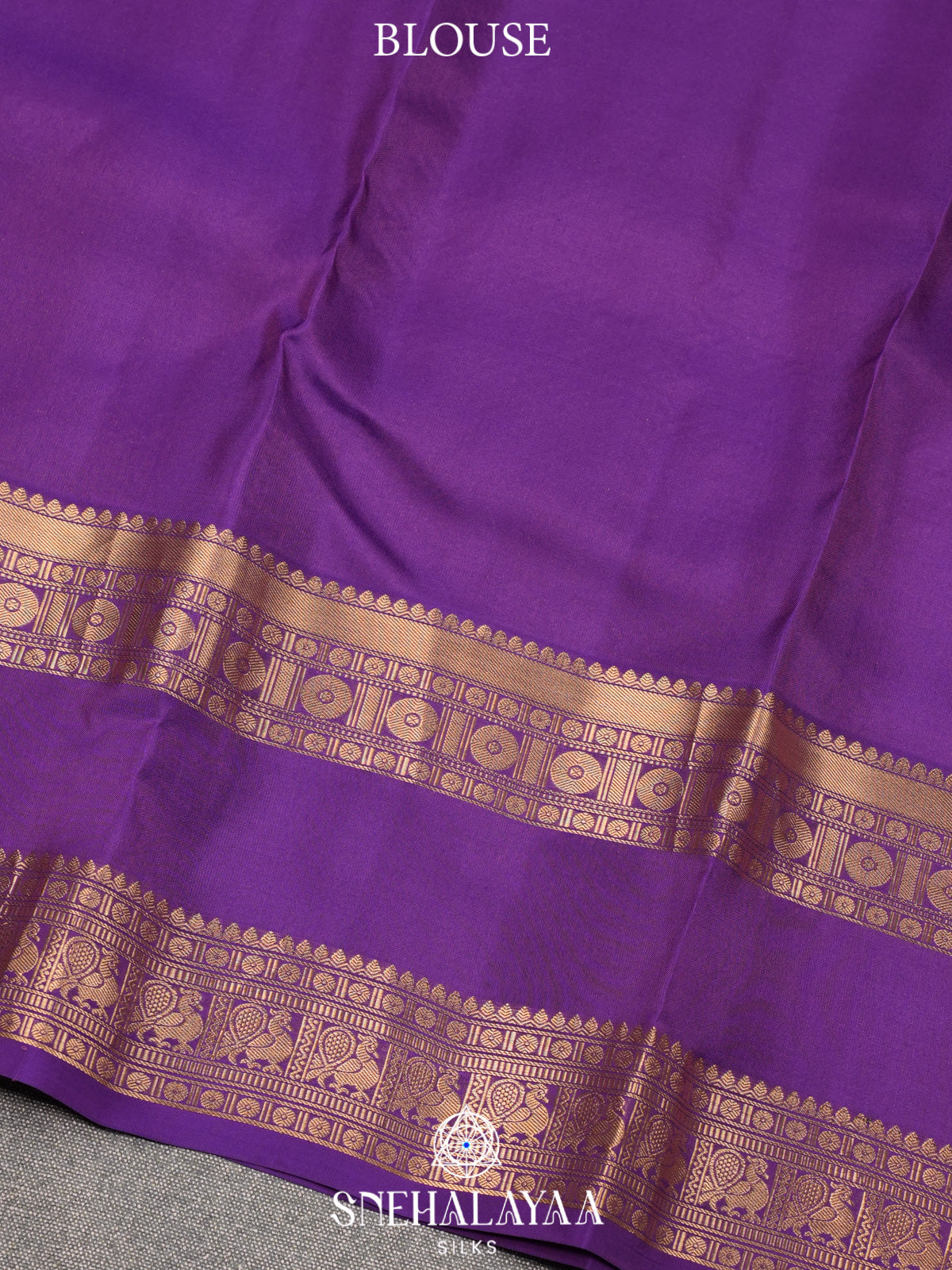 Lilac Kanjivaram Silk Saree