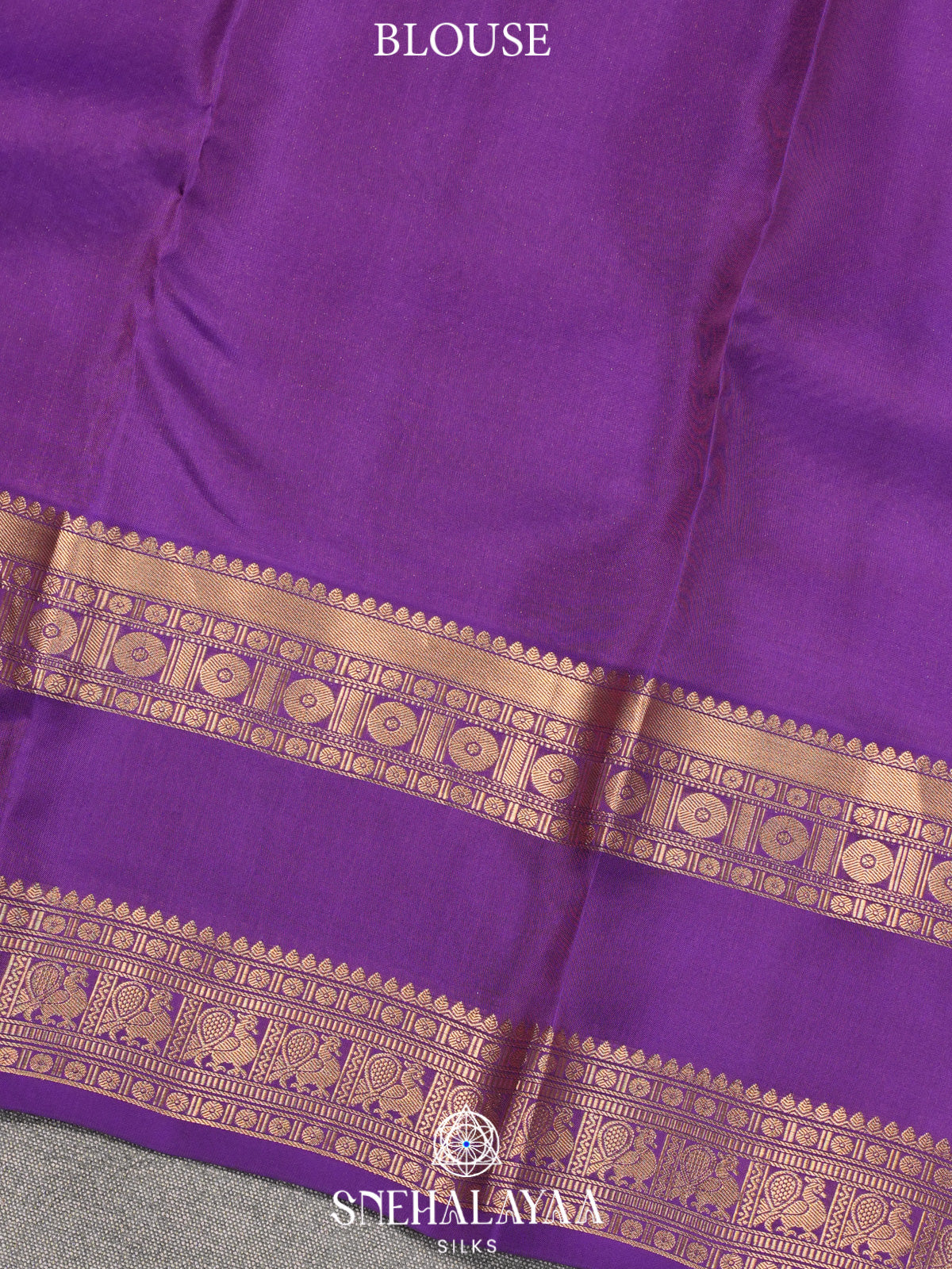 Lilac Kanjivaram Silk Saree