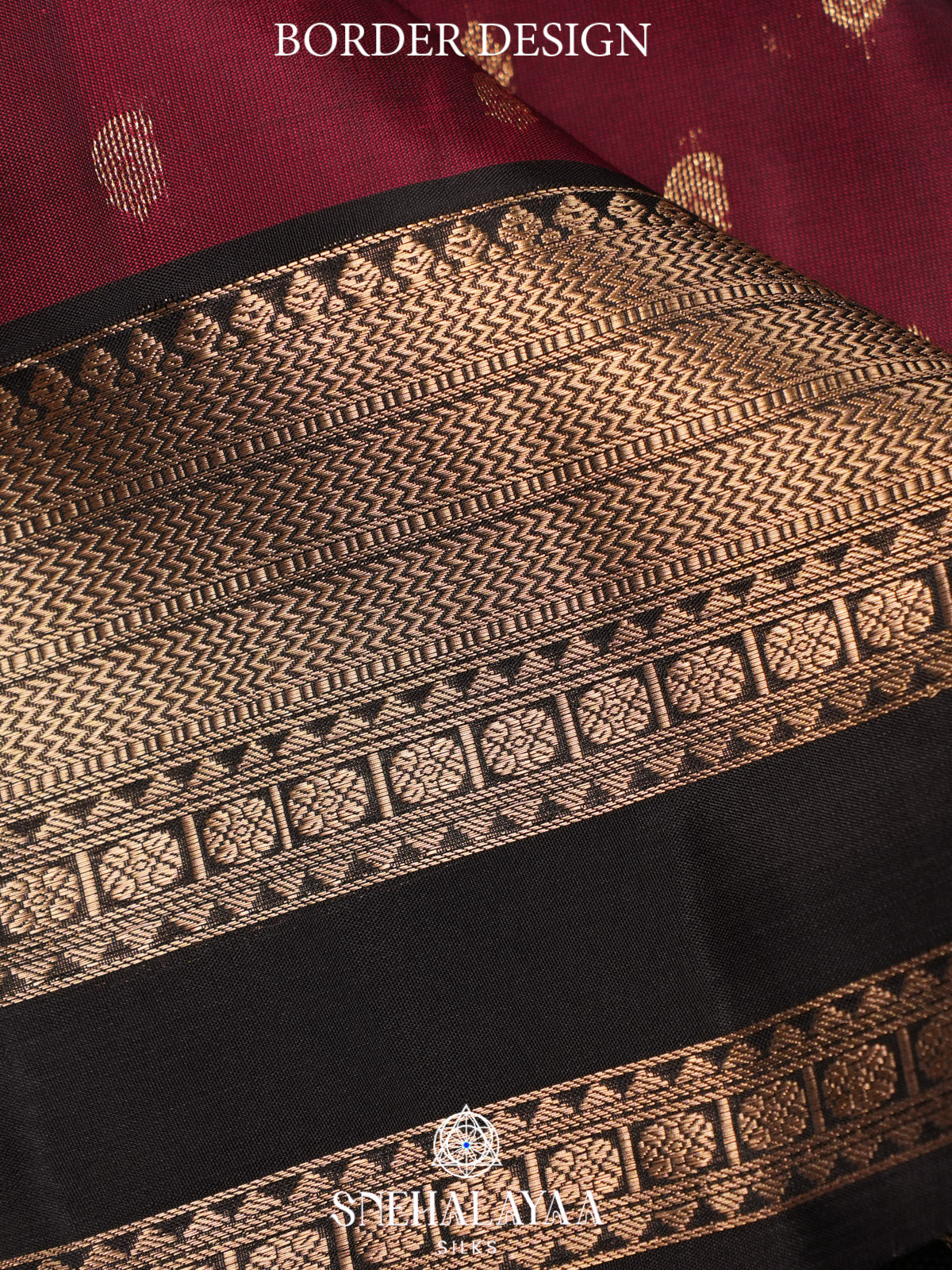 Maroon Kanjivaram Silk Saree