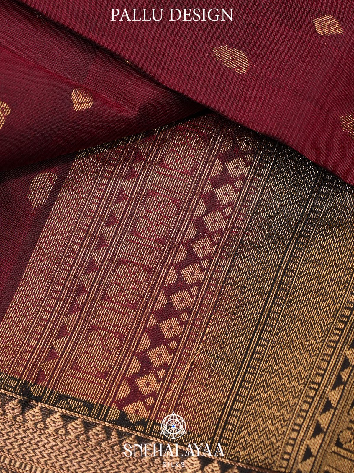 Maroon Kanjivaram Silk Saree