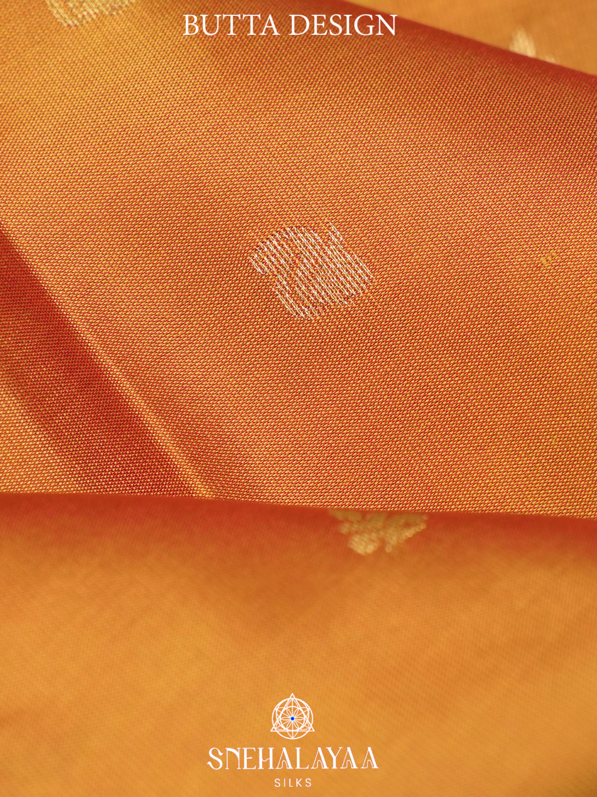 Orange Kanjivaram Silk Saree