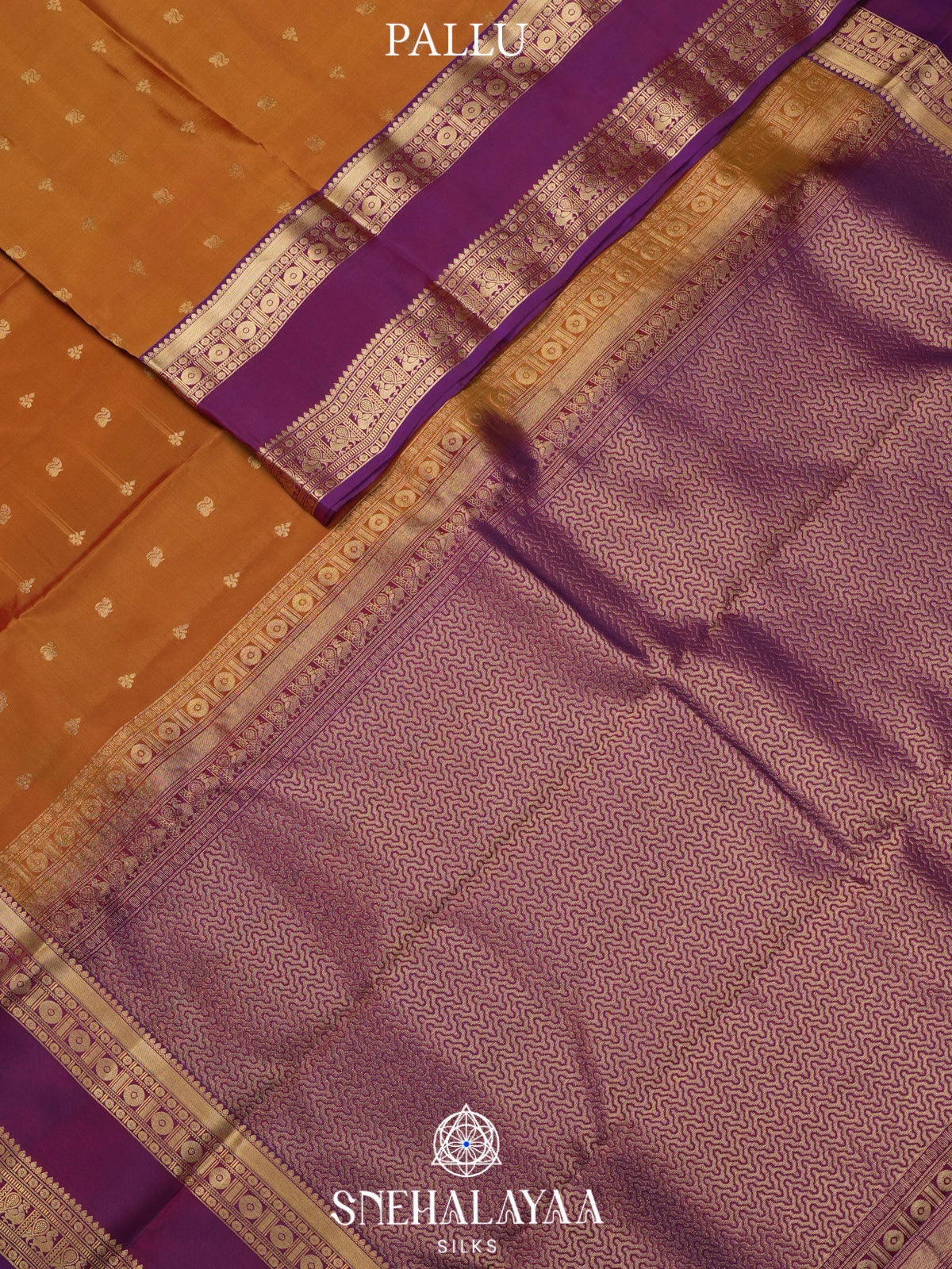 Orange Kanjivaram Silk Saree
