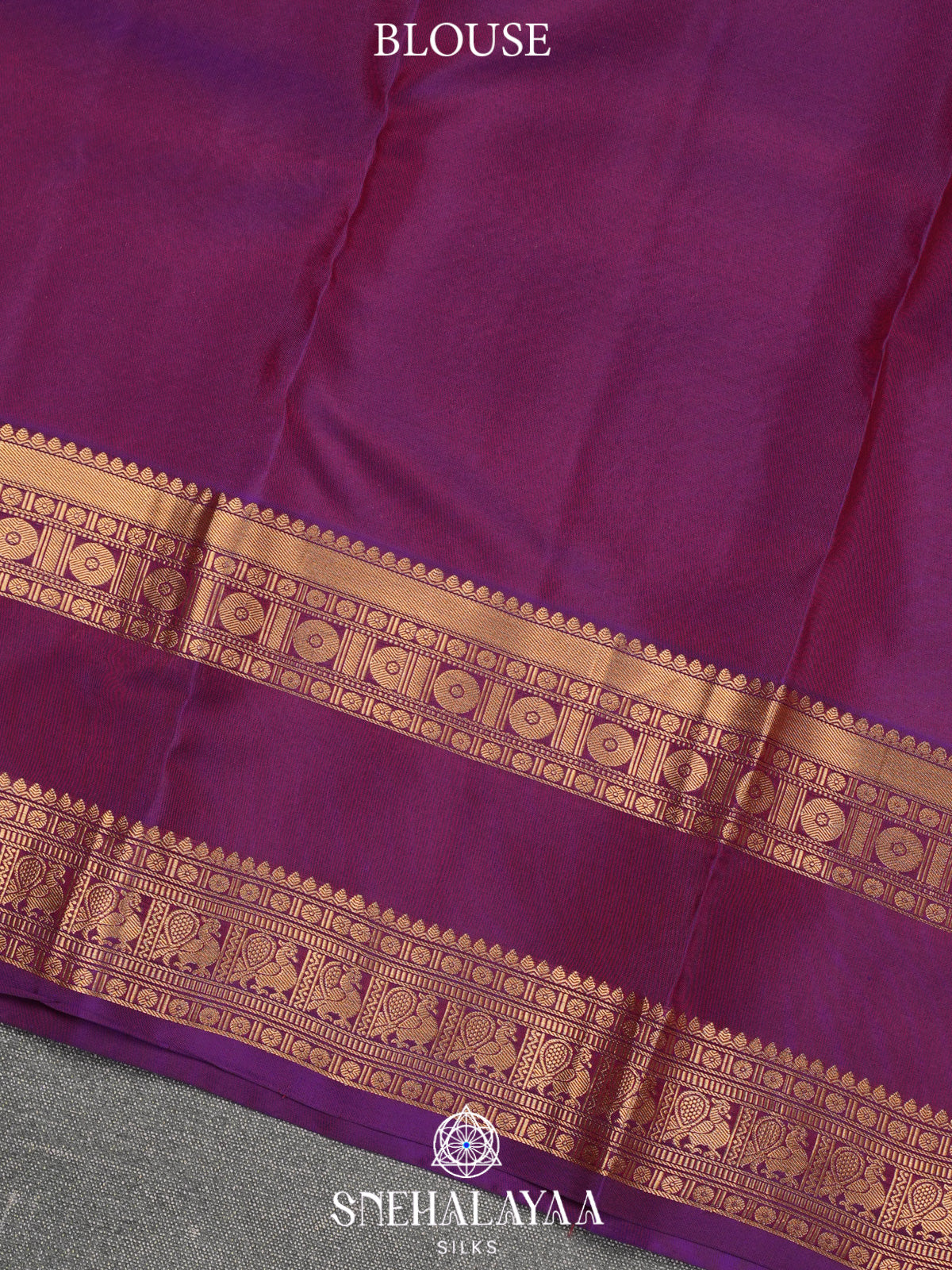 Orange Kanjivaram Silk Saree
