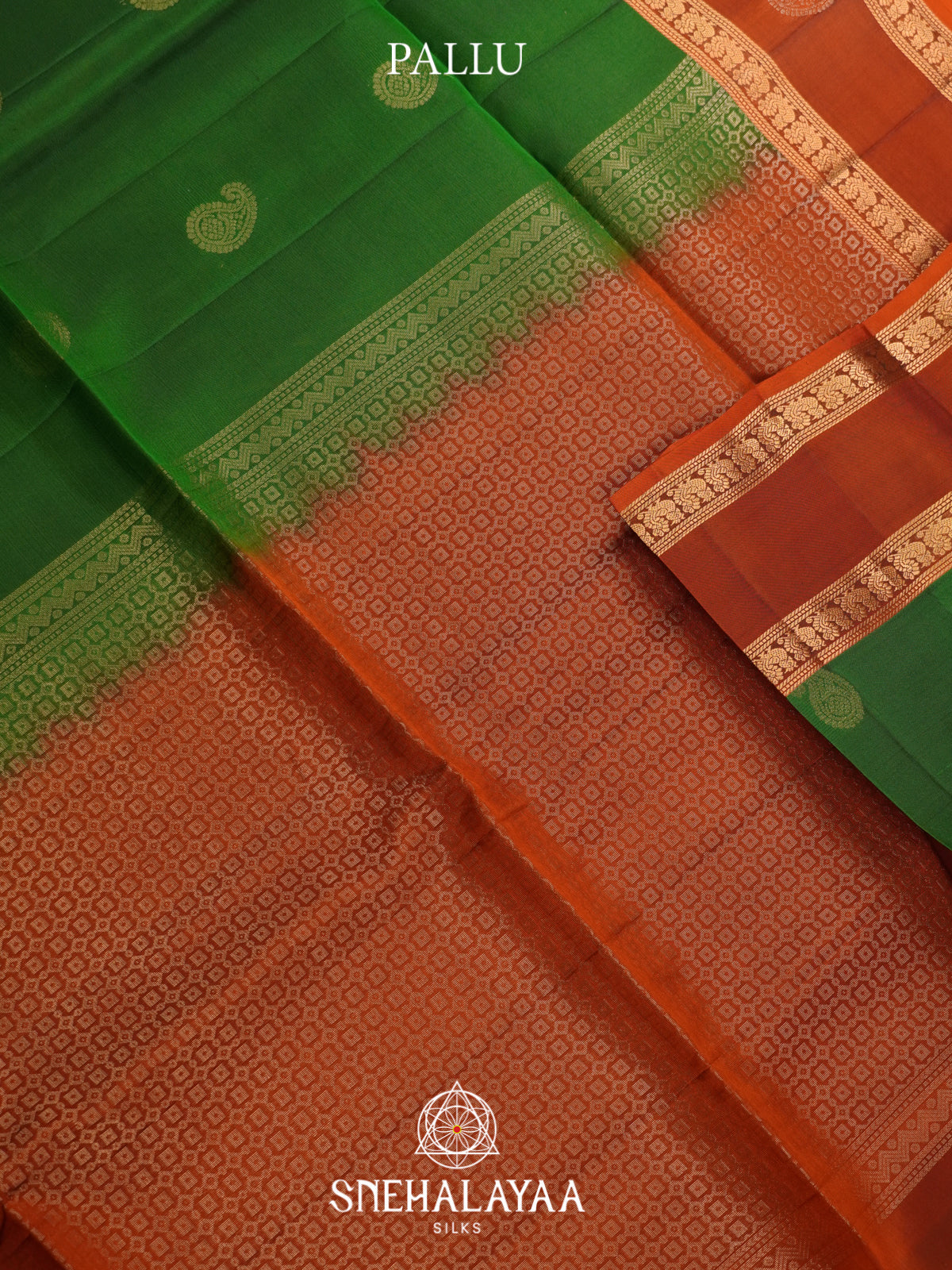 Green Soft Silk Saree