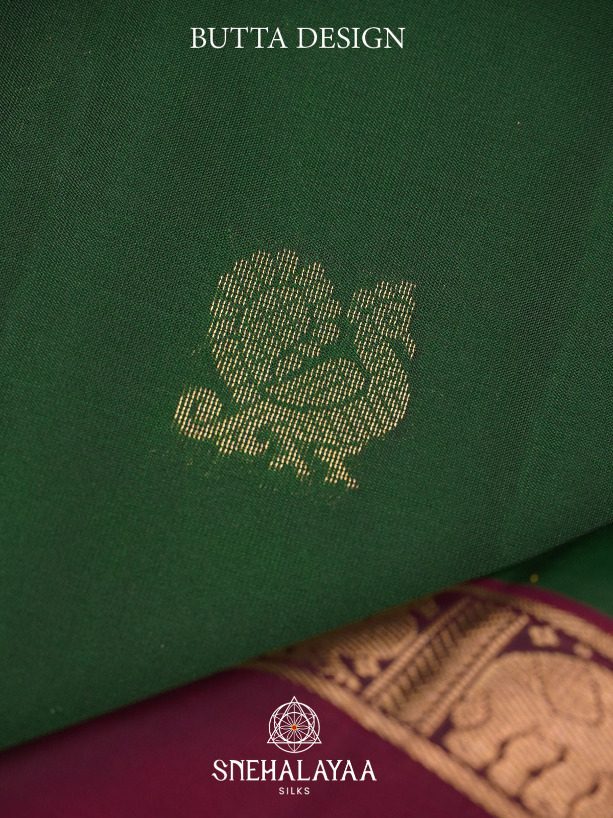 Forest Green Soft Silk Saree