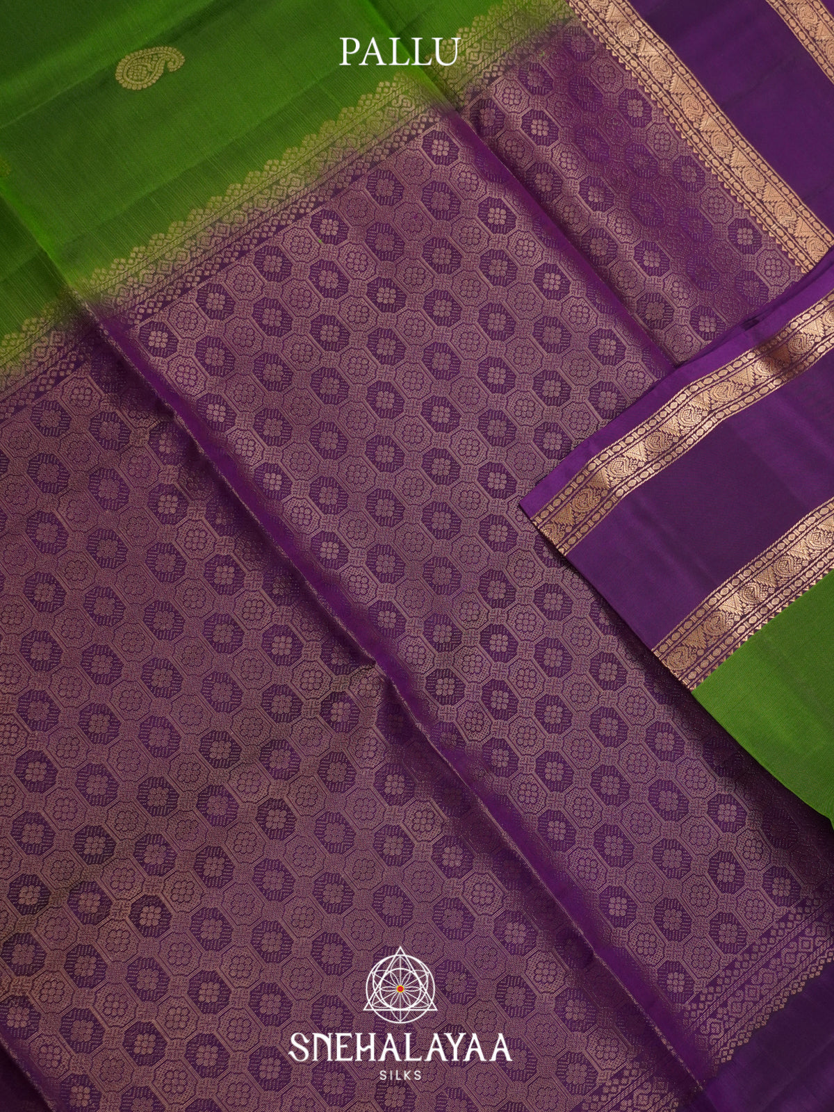 Parrot Green Soft Silk Saree
