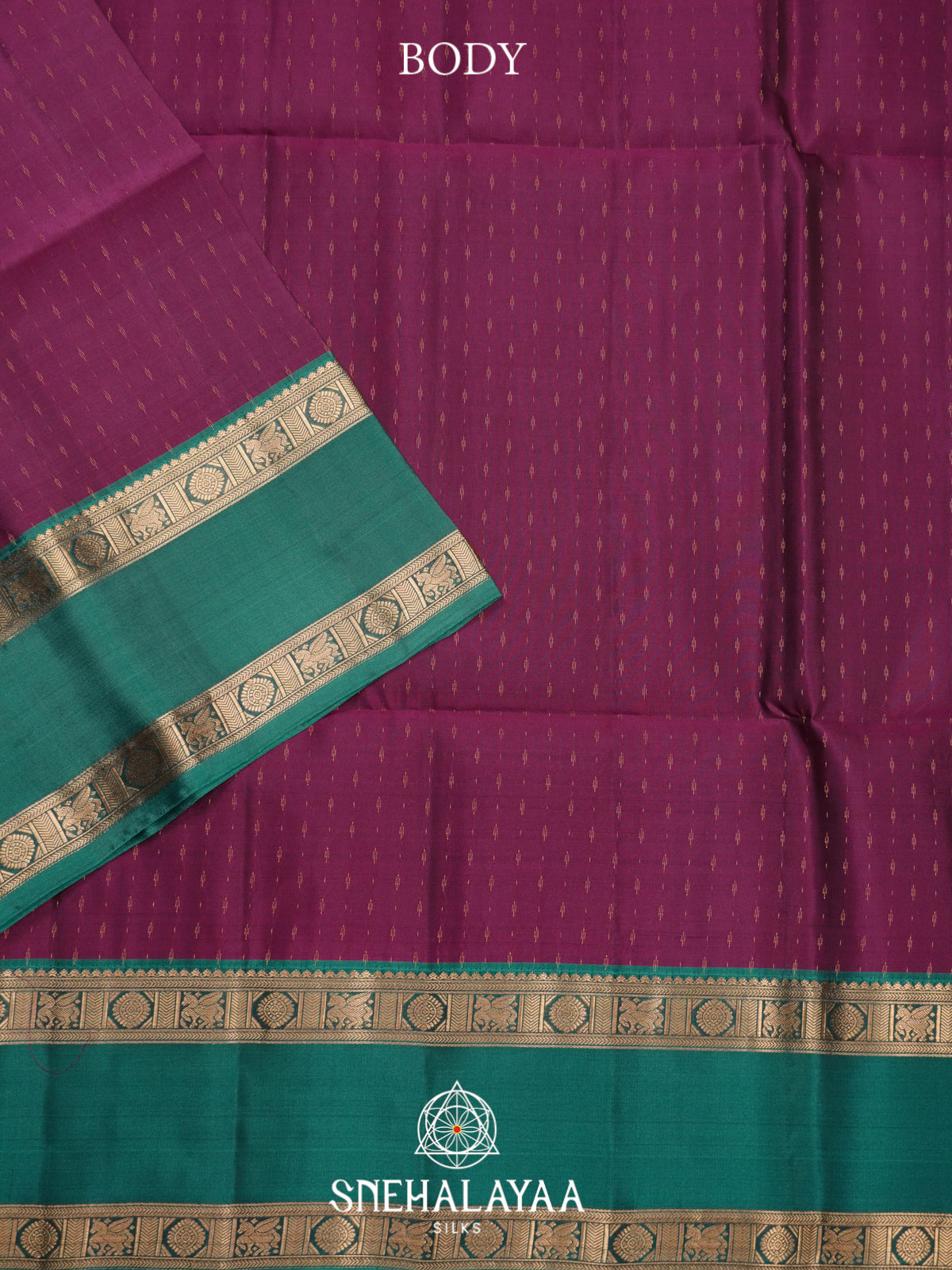 Wine Soft Silk Saree