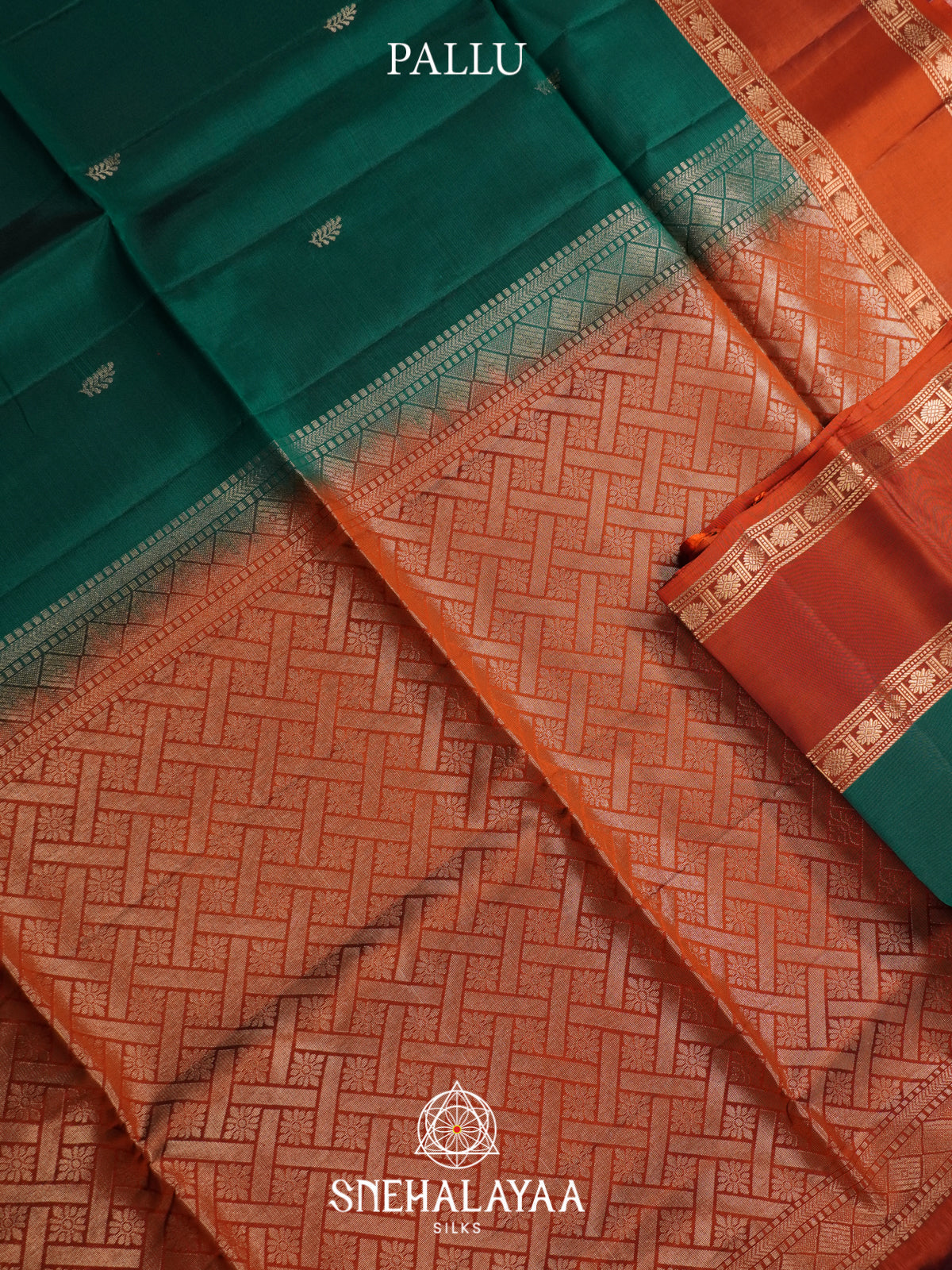 Teal Green Soft Silk Saree