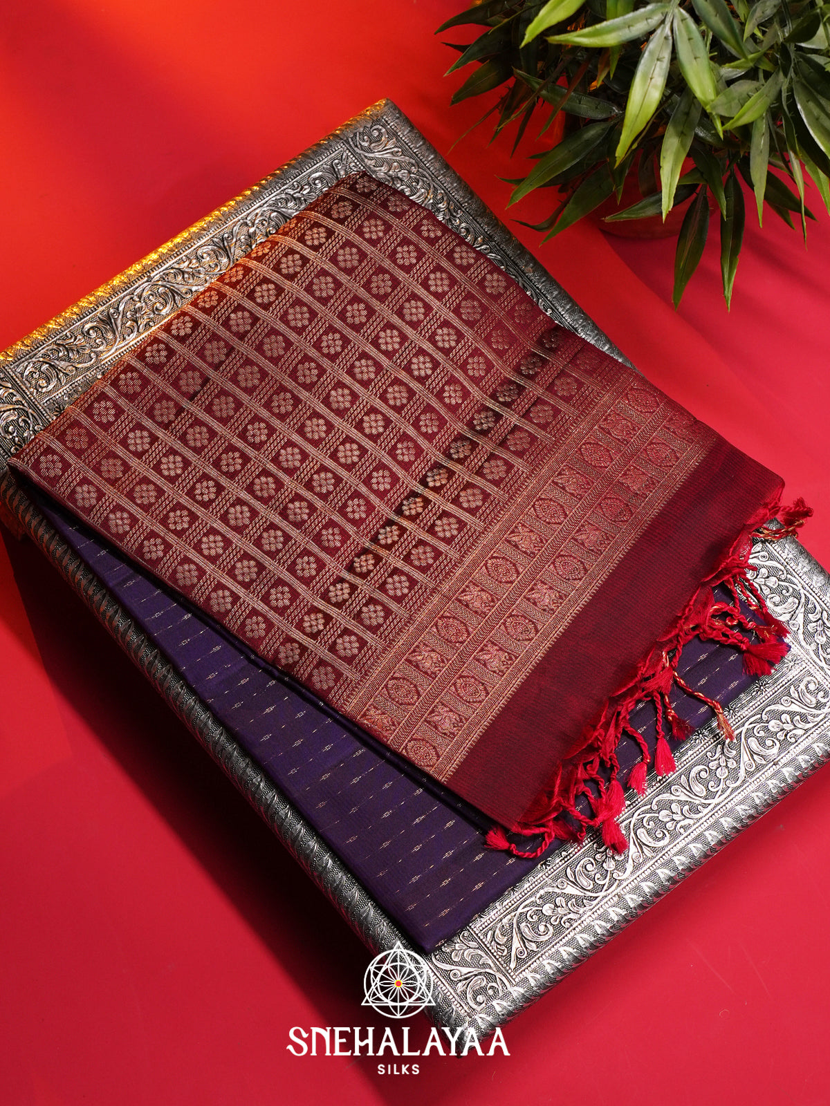 Purple Soft Silk Saree