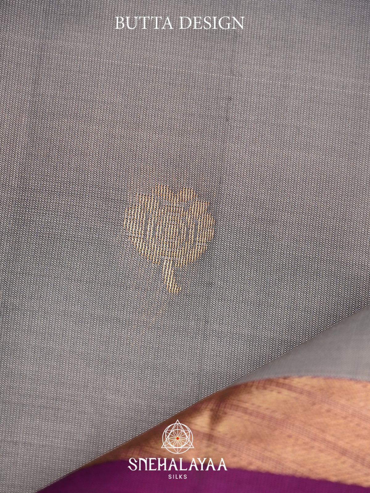 Grey Soft Silk Saree