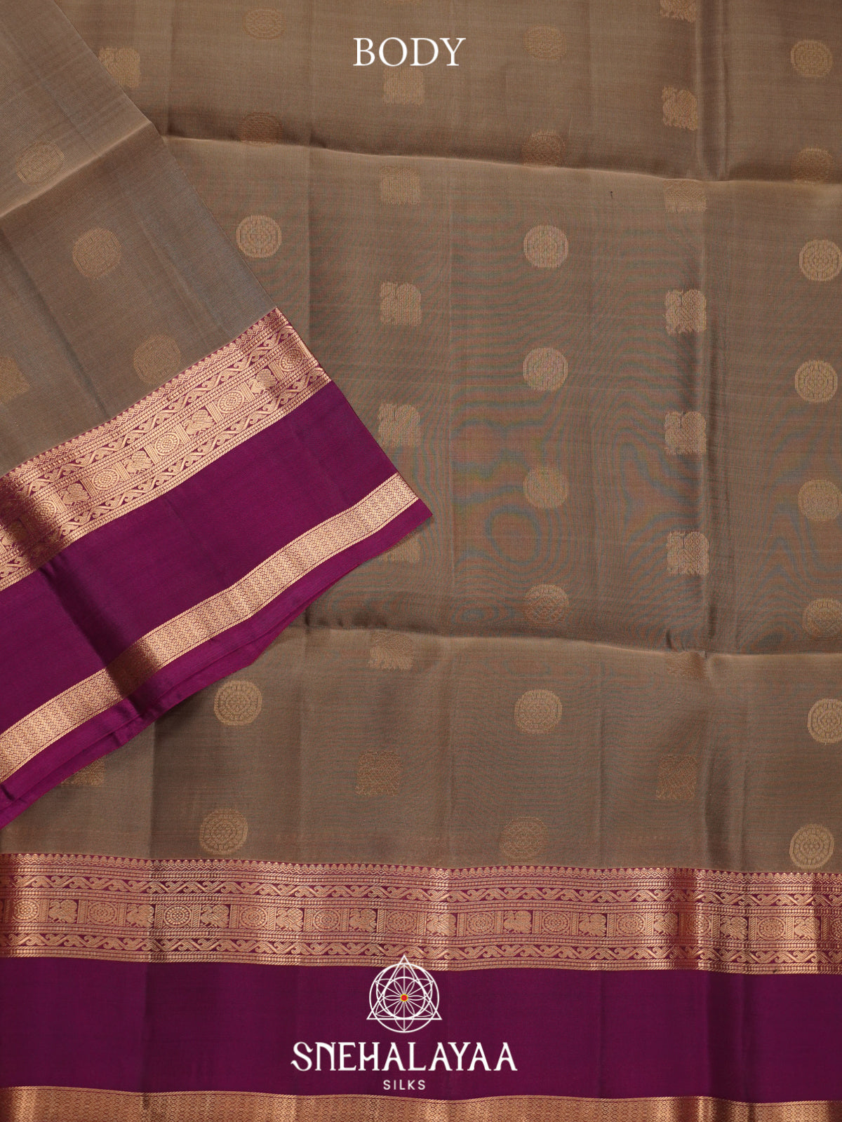 Brown Soft Silk Saree