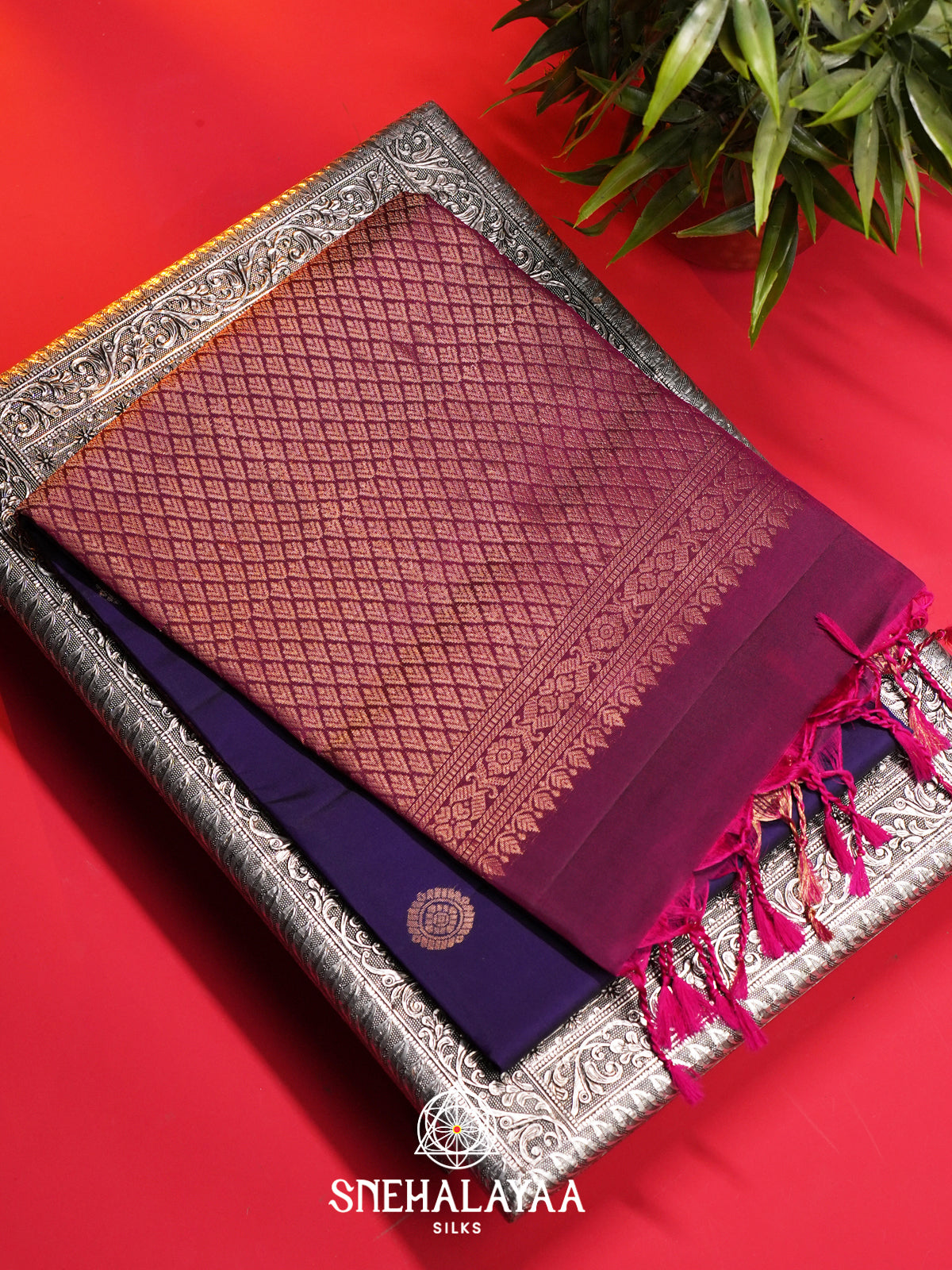 Blue Soft Silk Saree