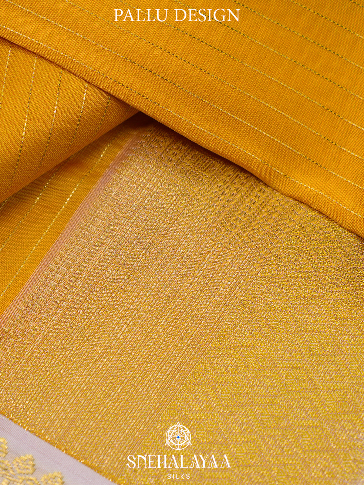 Mango Yellow Kanjivaram Silk Saree