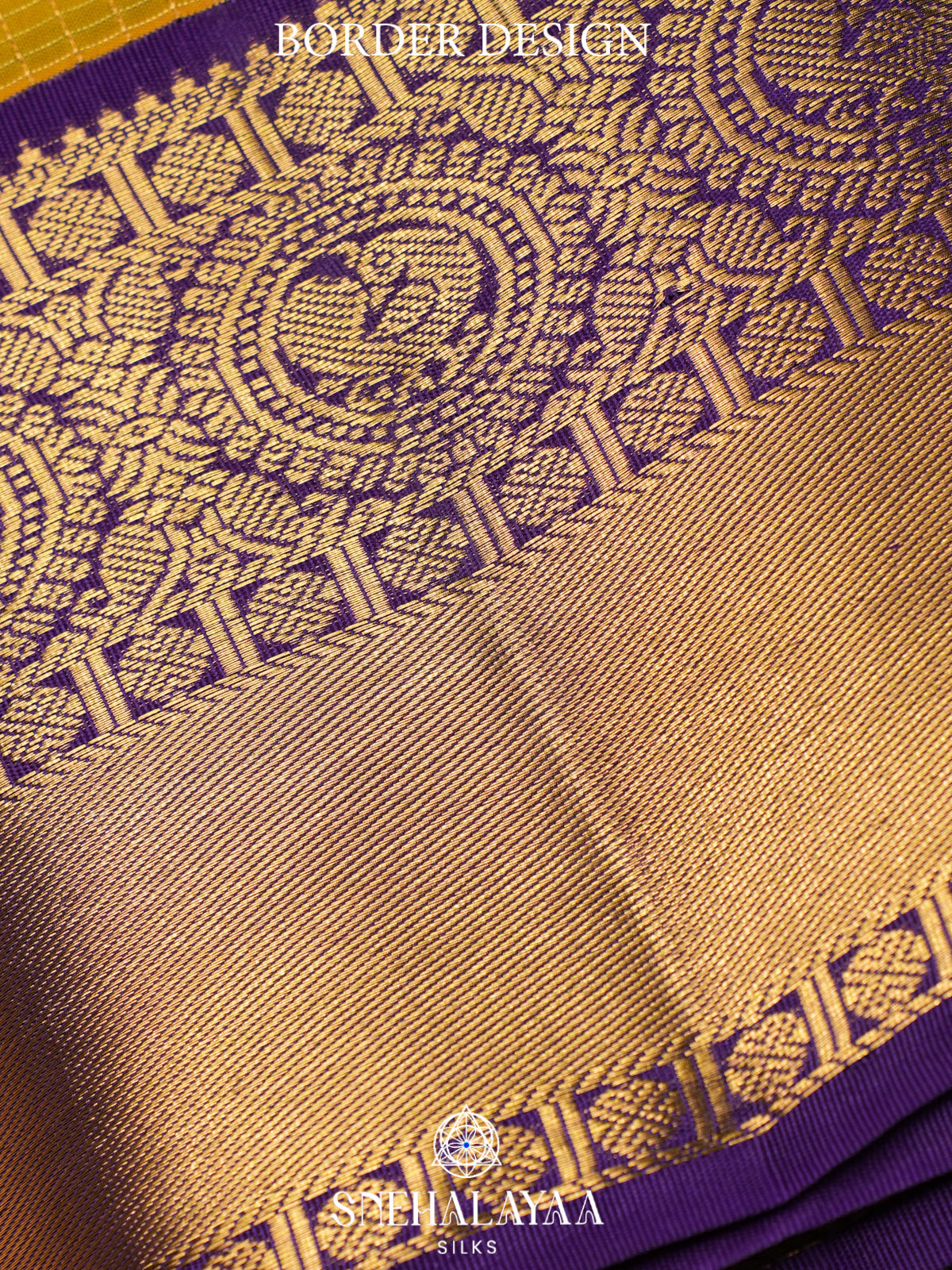 Yellow Kanjivaram Silk Saree