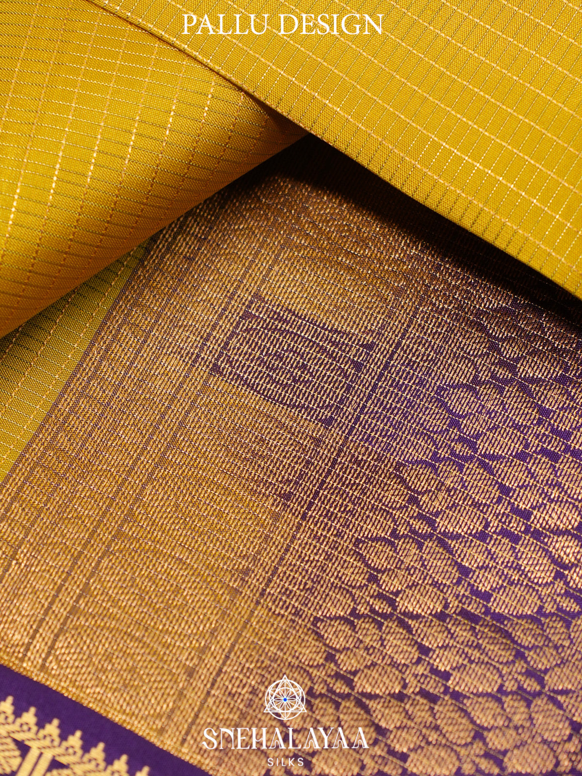 Yellow Kanjivaram Silk Saree