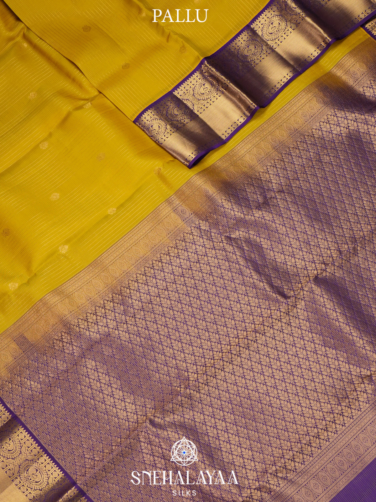 Yellow Kanjivaram Silk Saree