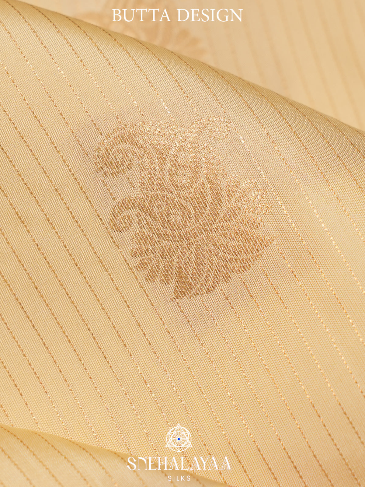 Cream Kanjivaram Silk Saree