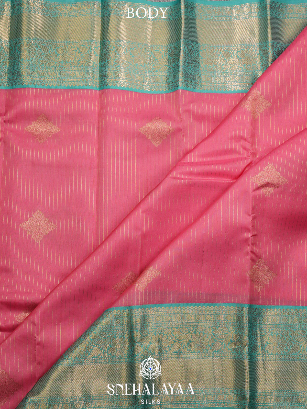 Pink Kanjivaram Silk Saree