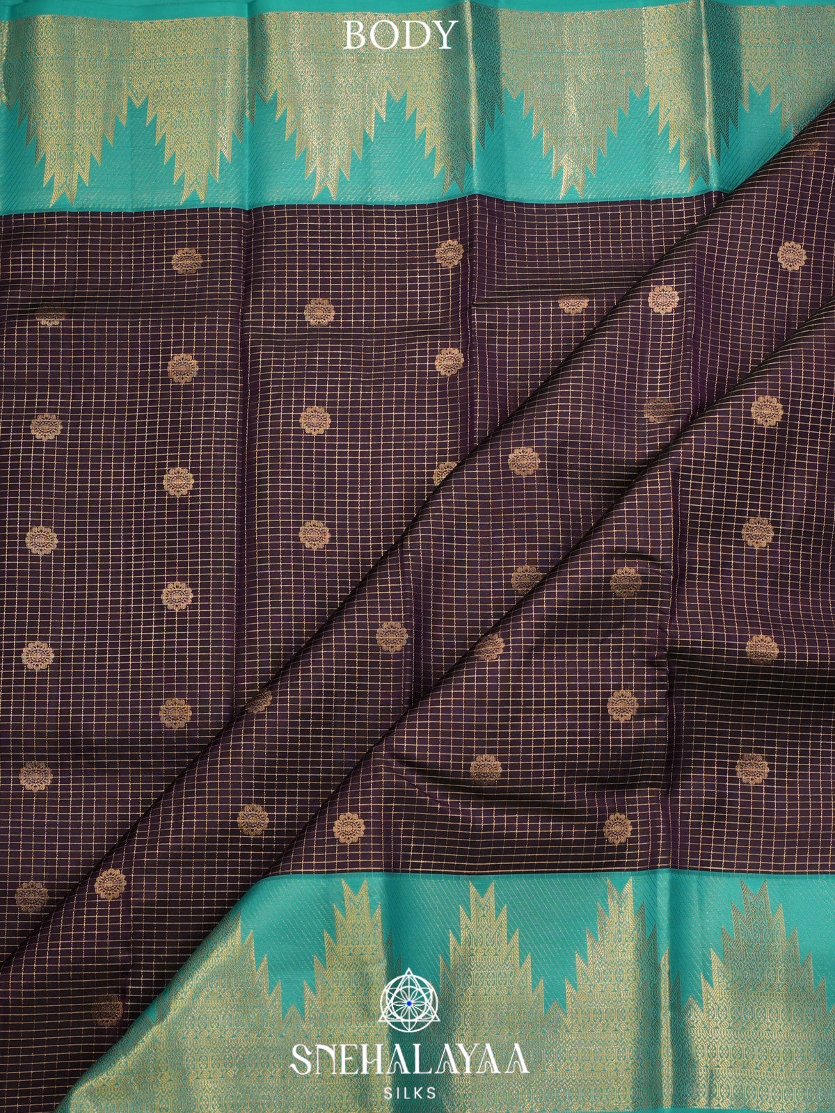 Coffee Brown Kanjivaram Silk Saree