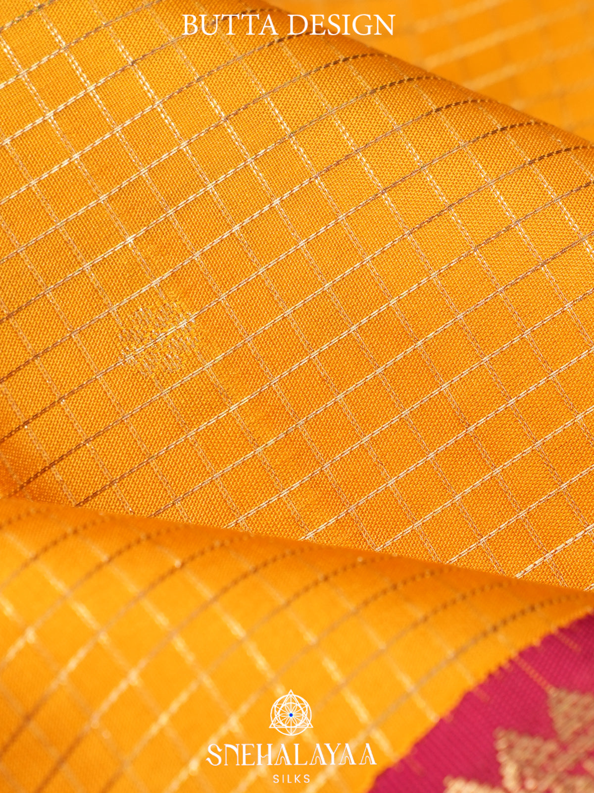 Mango Yellow Kanjivaram Silk Saree