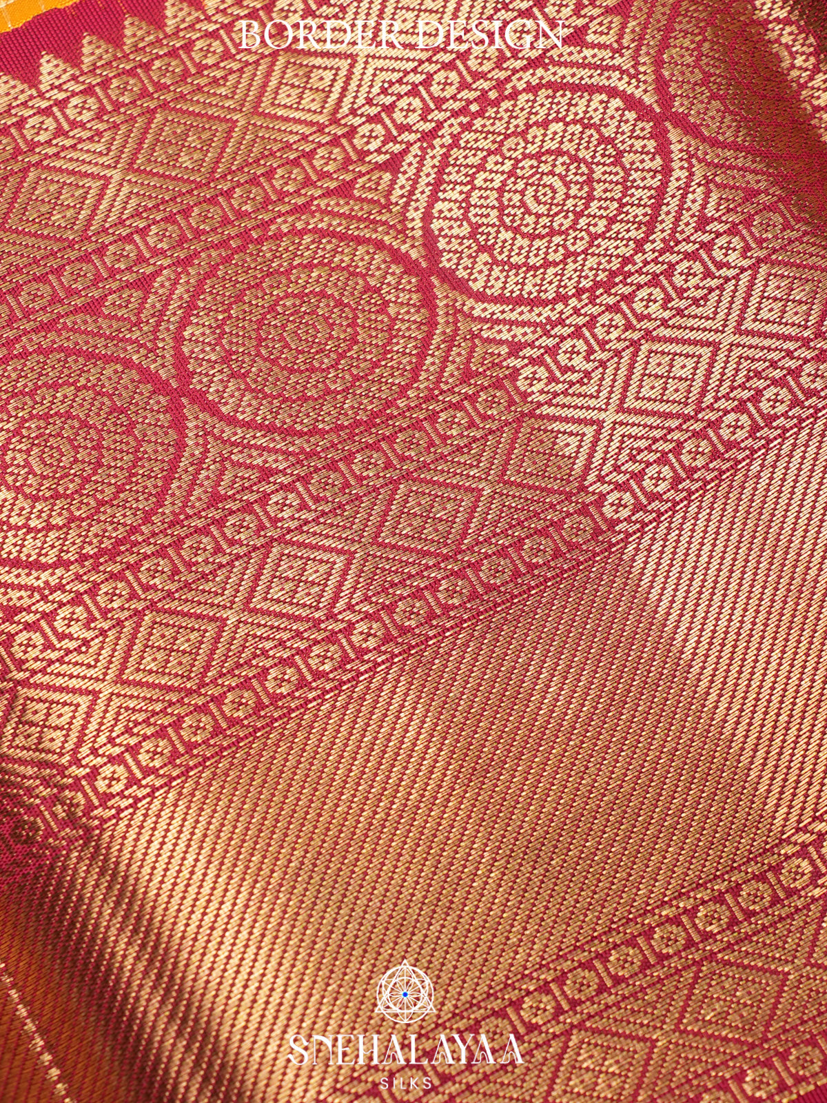 Mango Yellow Kanjivaram Silk Saree