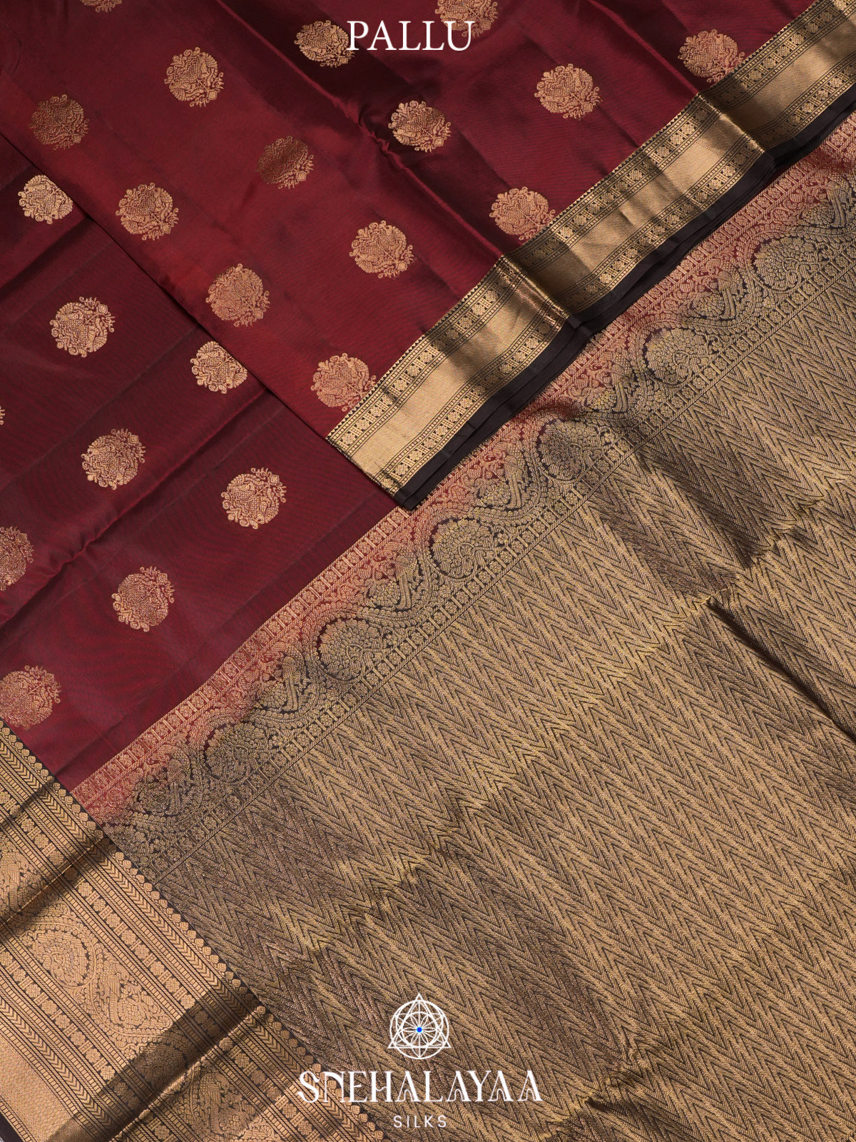 Maroon Kanjivaram Silk Saree