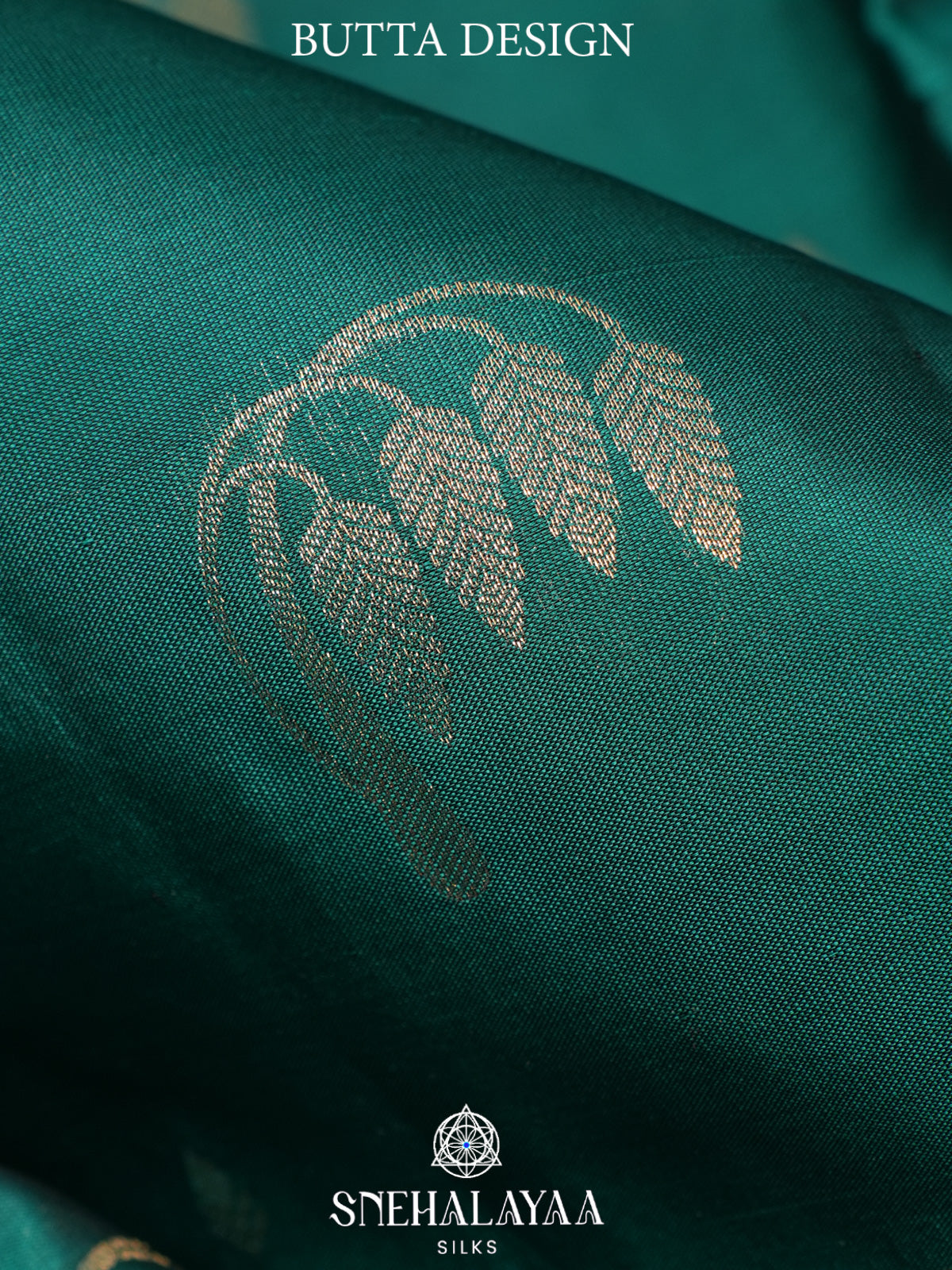 Teal Green Kanjivaram Silk Saree