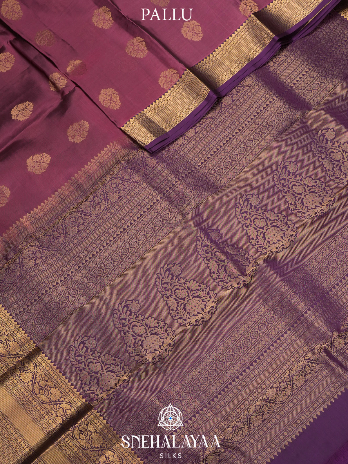 Mauve Pink Kanjivaram Silk Saree