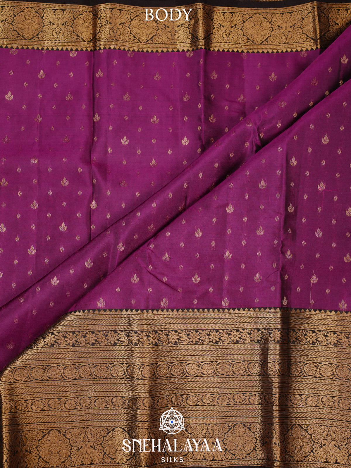 Magenta Kanjivaram Silk Saree