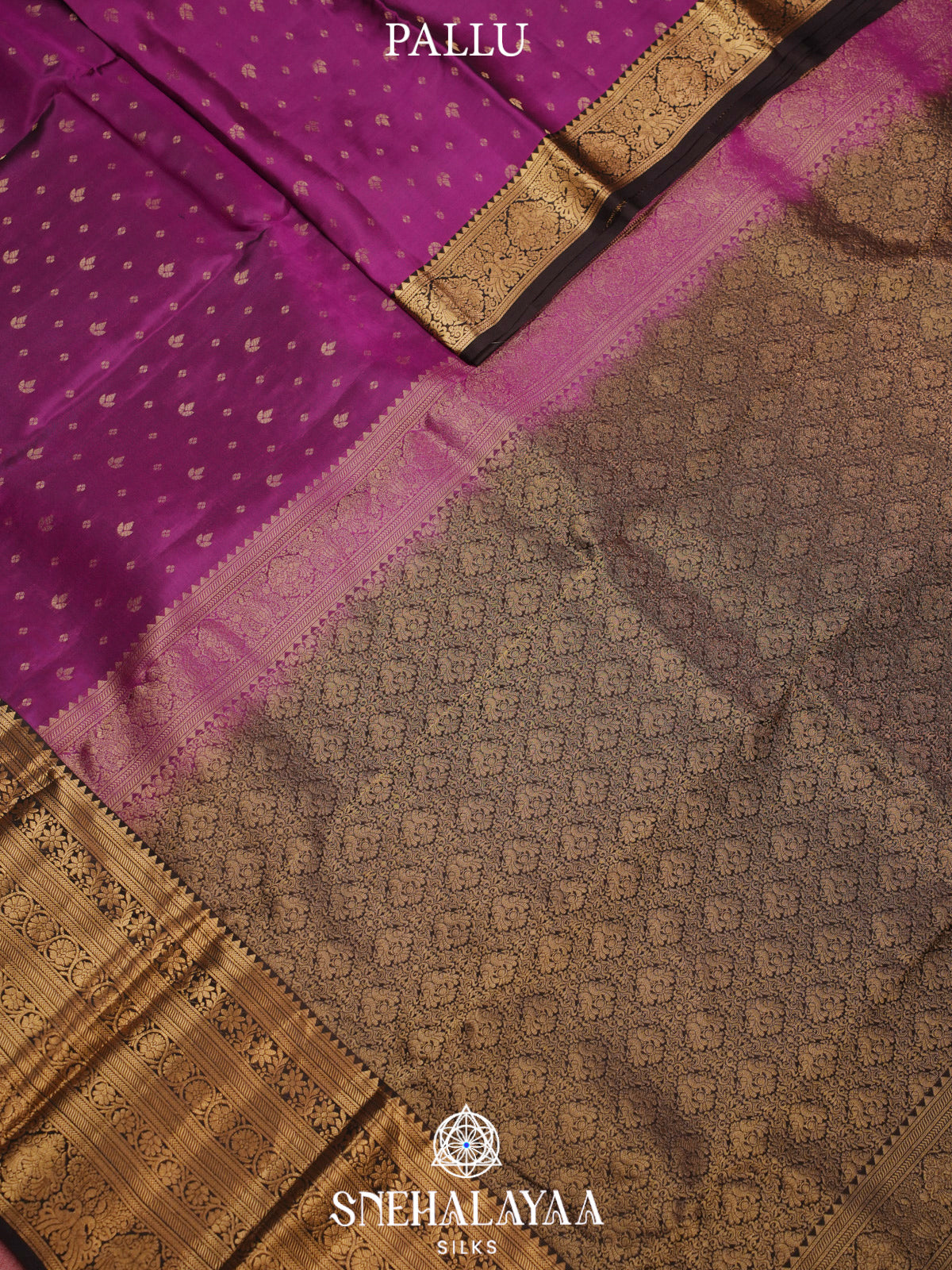 Magenta Kanjivaram Silk Saree