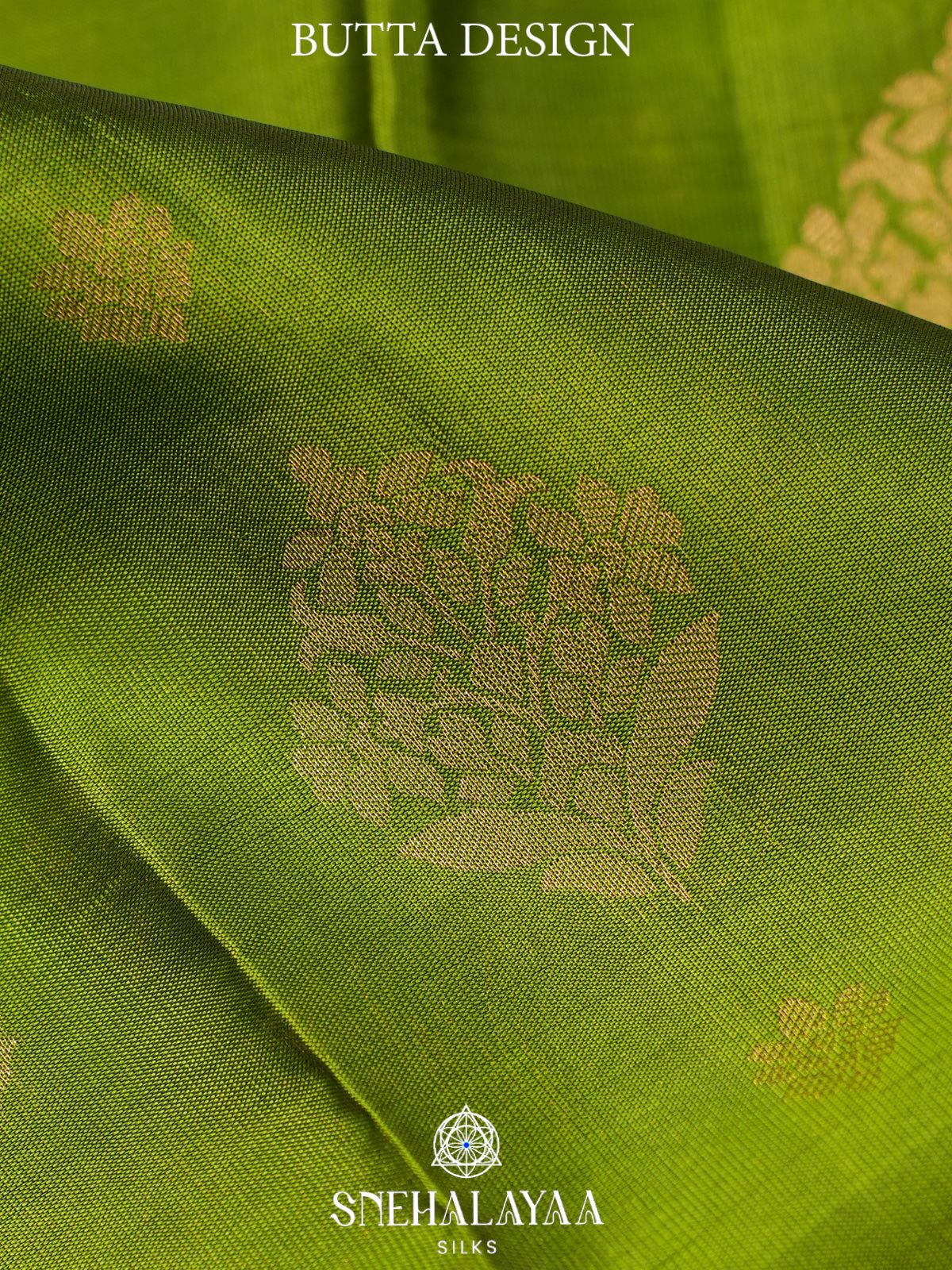 Lime Green Kanjivaram Silk Saree