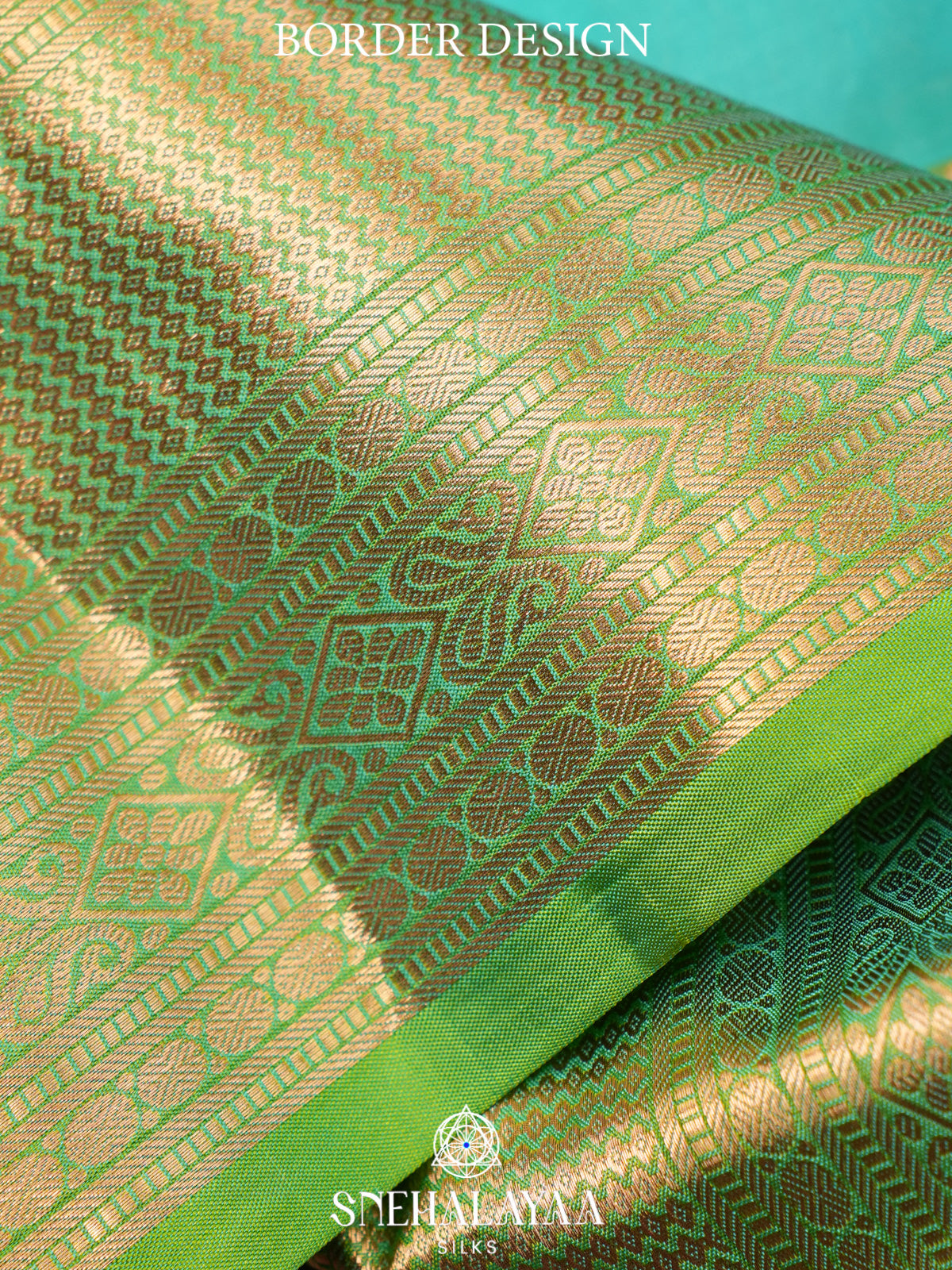 Mint Green Kanjivaram Silk Saree