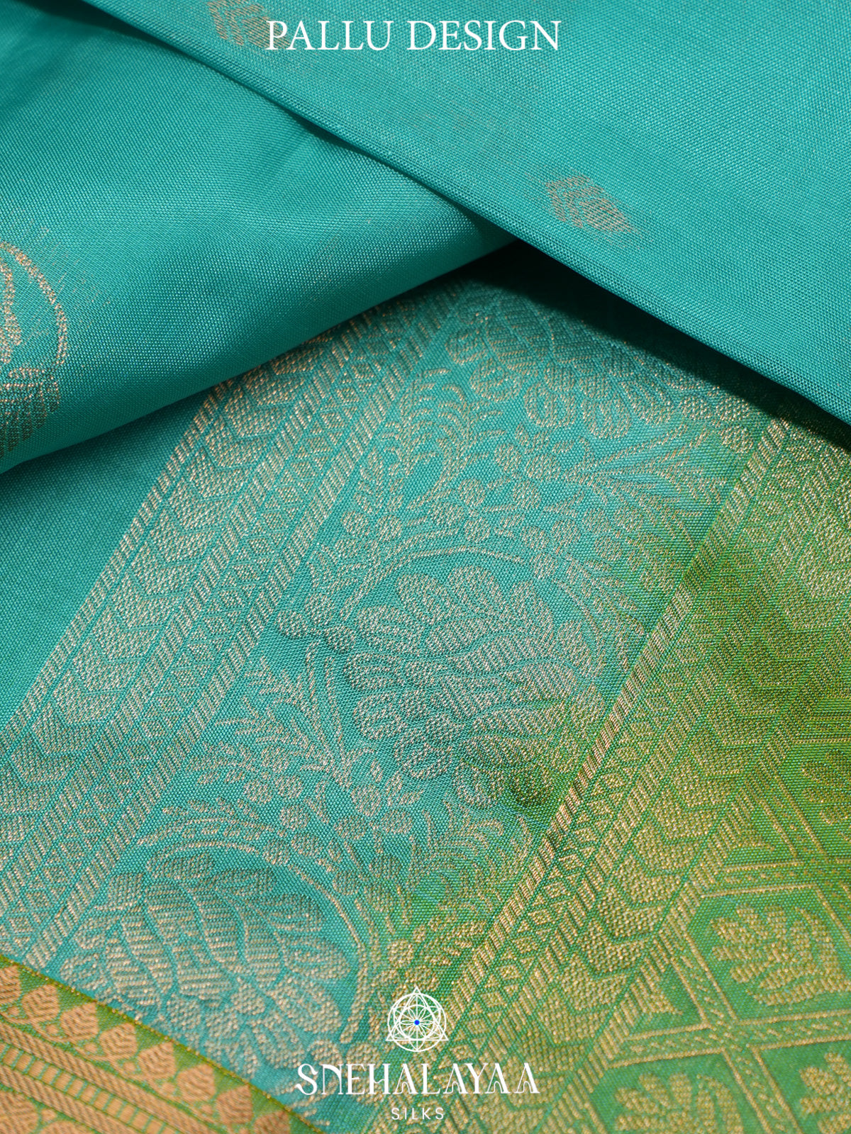 Mint Green Kanjivaram Silk Saree