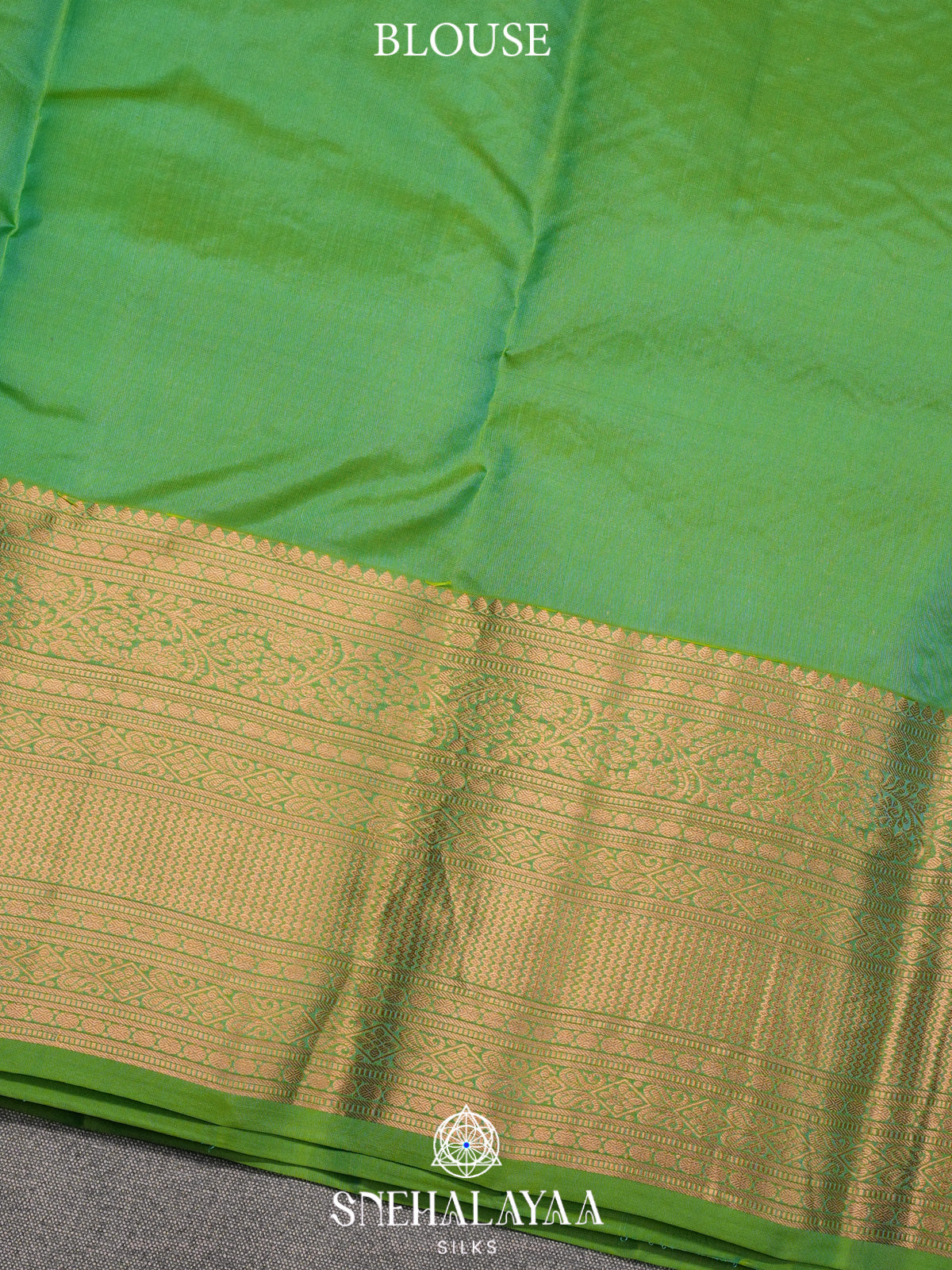 Mint Green Kanjivaram Silk Saree