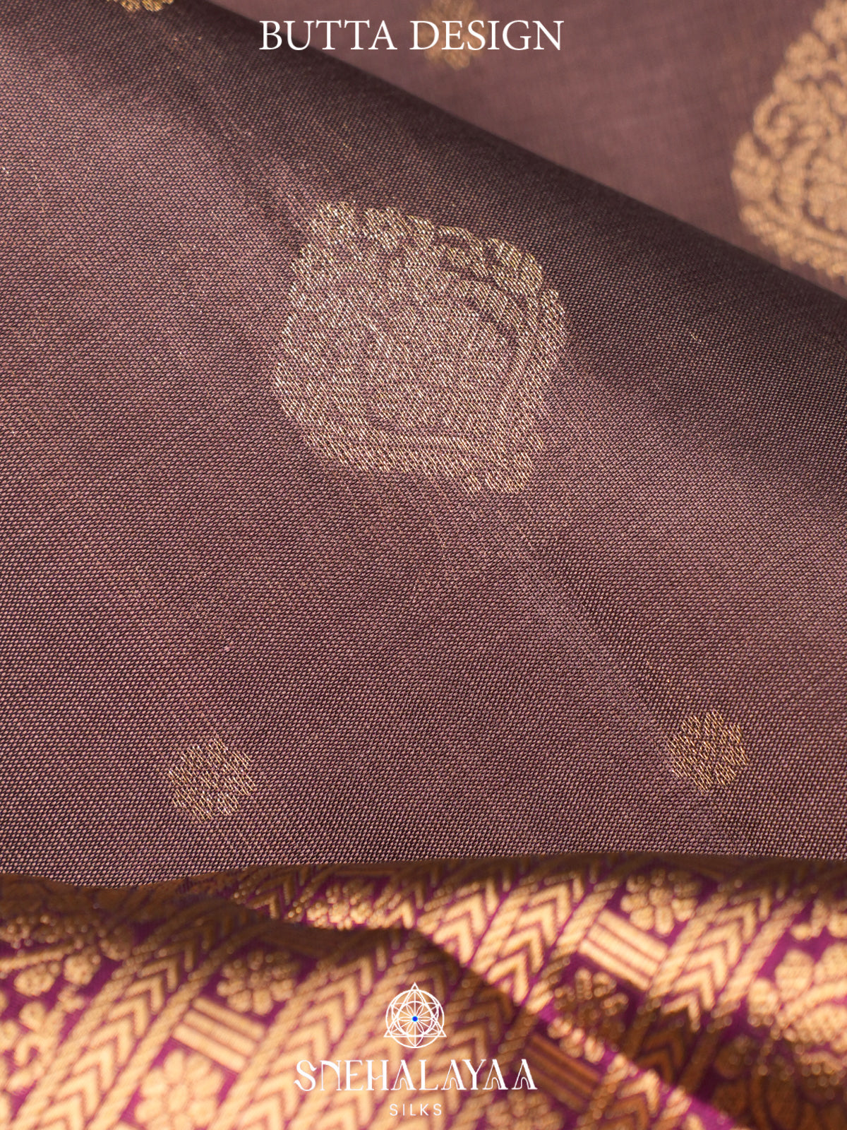 Brown Kanjivaram Silk Saree