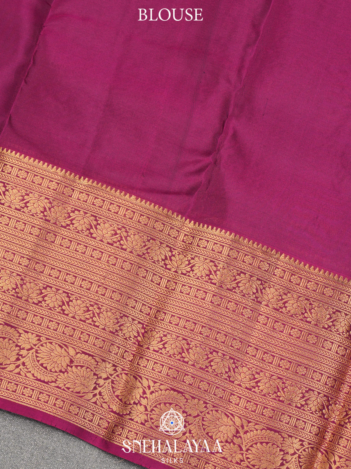 Brown Kanjivaram Silk Saree