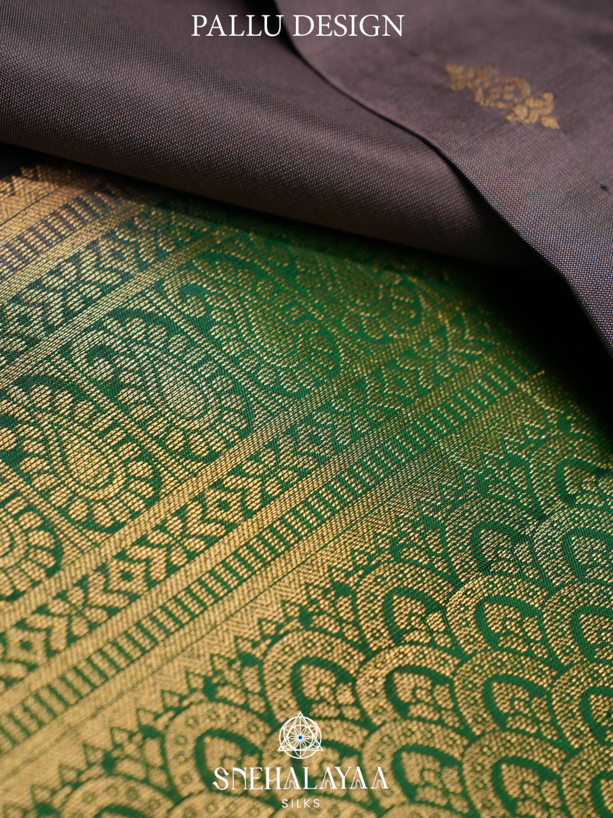 Brown Kanjivaram Silk Saree